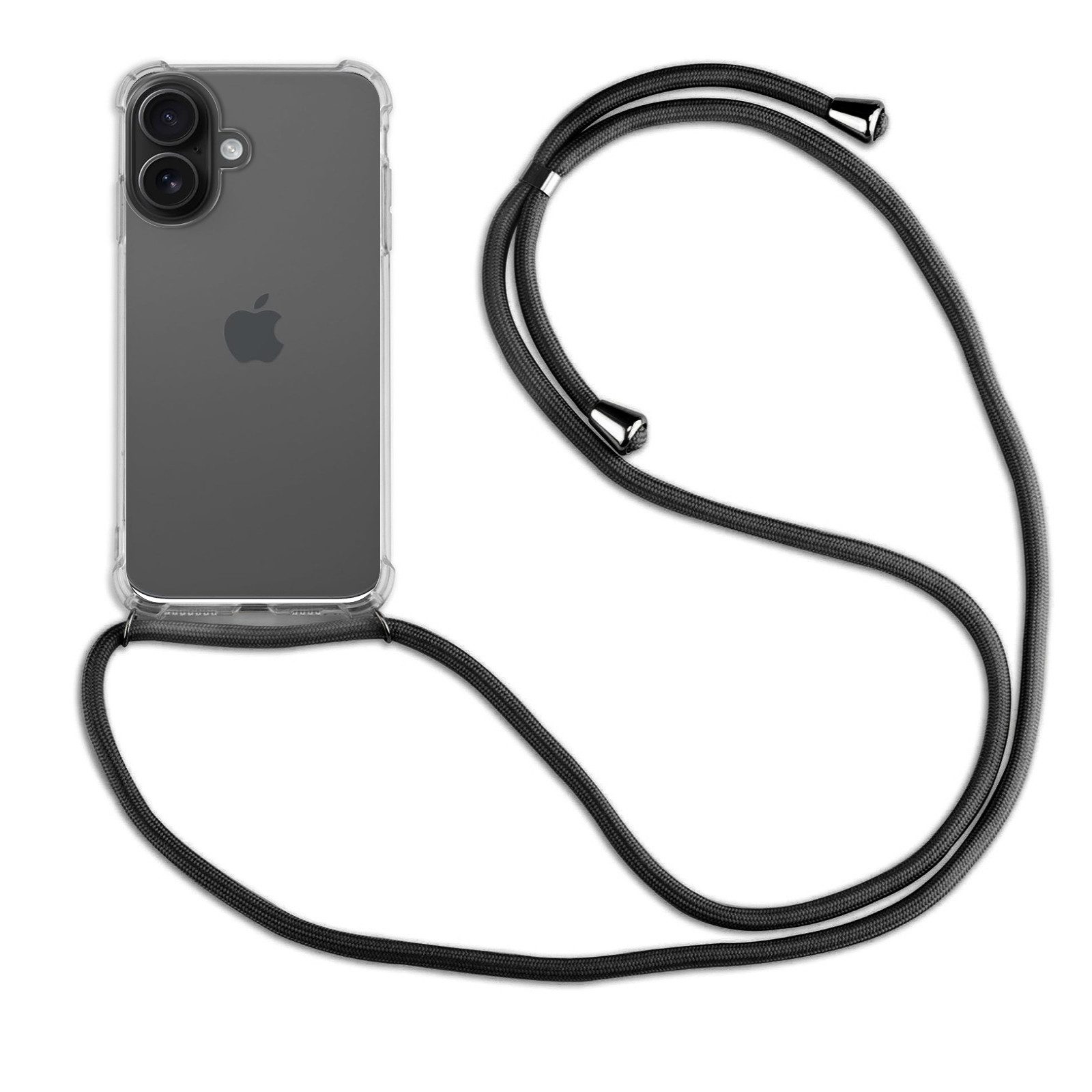 betterfon Handykette für Apple iPhone 16/ Pro/ Pro Max/ Plus Handyhülle mit Band & Kordel, Hände frei – mit Silikonhülle & Schnur für flexiblen Alltag