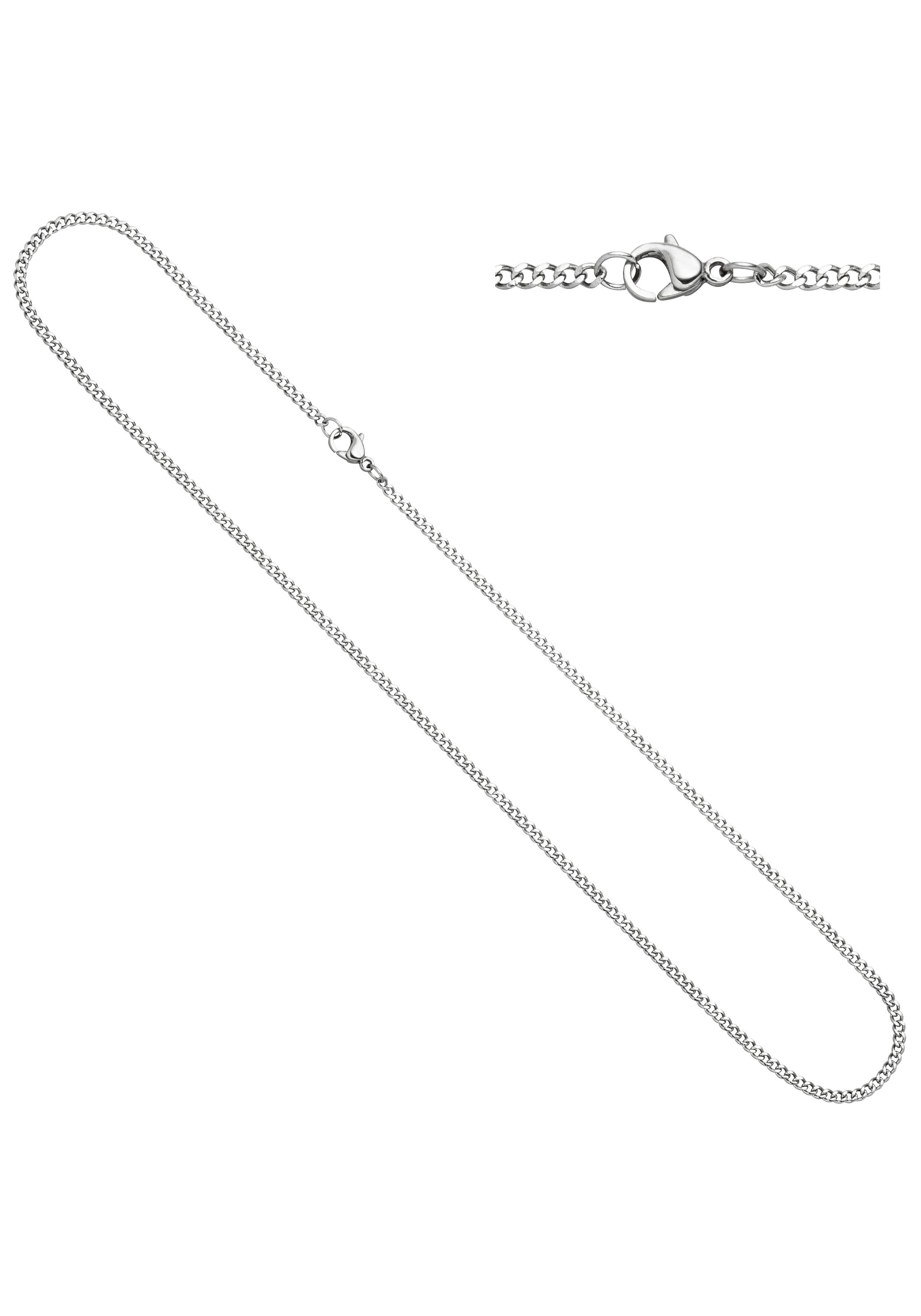 JOBO Edelstahlkette, Panzerkette Edelstahl 50 cm 2 mm günstig online kaufen