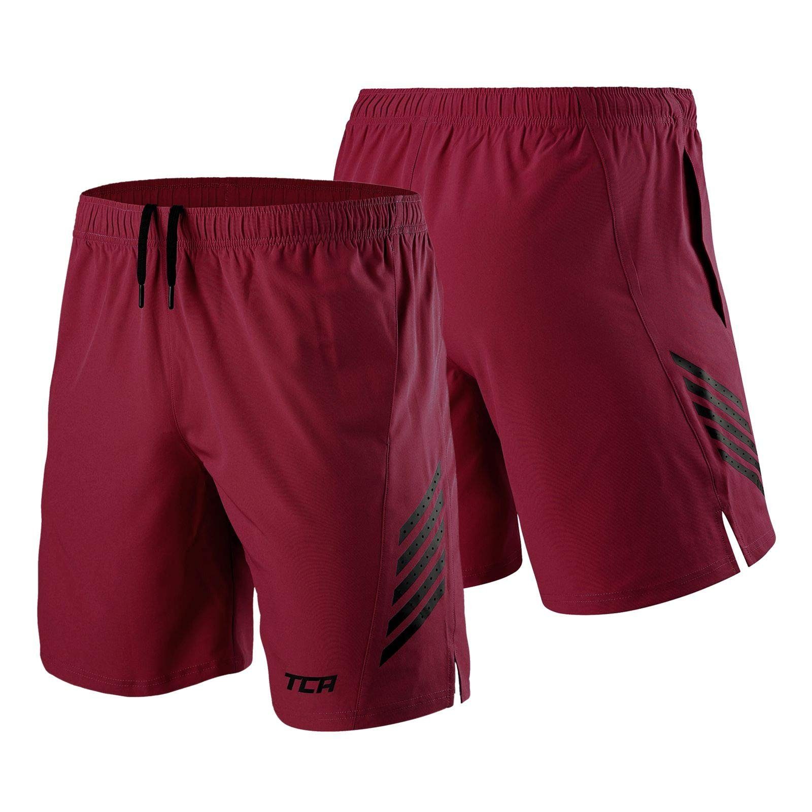 XXL Laser TCA TCA Laufshorts Trainingsshorts Leichtgewicht Herren Rot