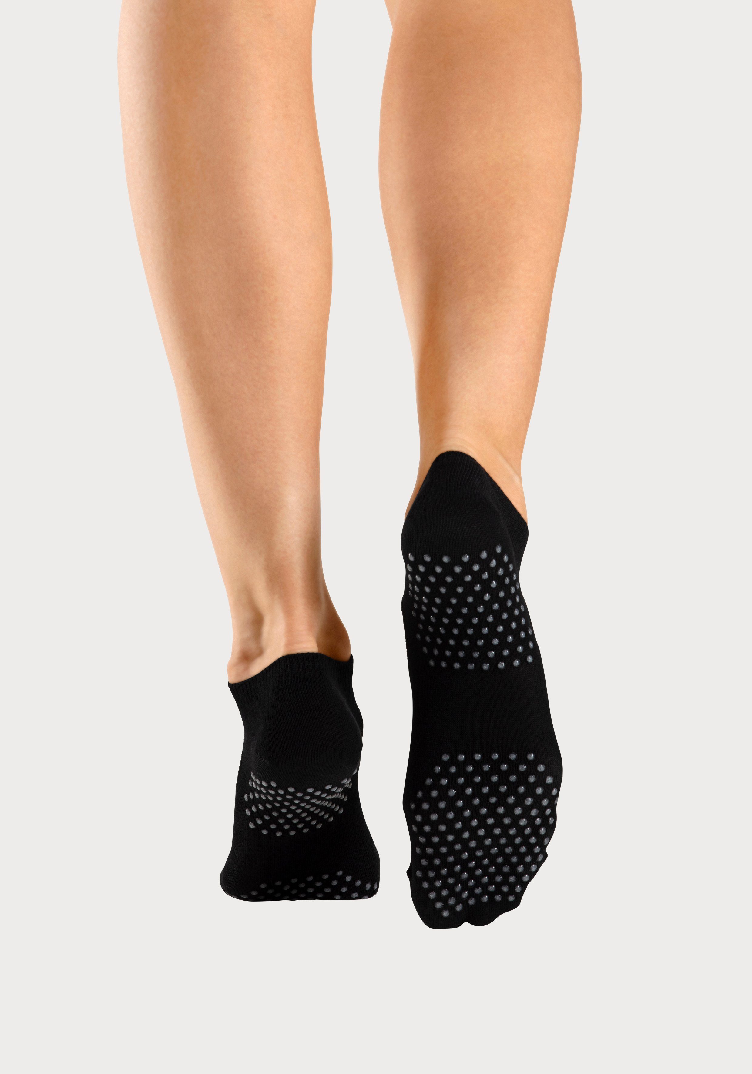 LASCANA ACTIVE ABS-Socken (Packung, 3-Paar) mit auf Aussparung Fußrücken