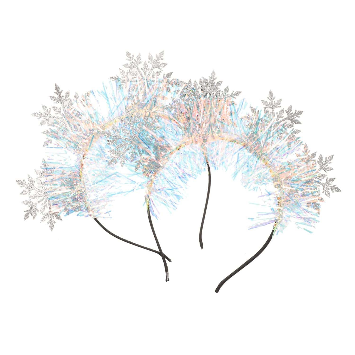 trends for living Диадема Schneeflocken Haarreif 2St silberne Заколки Haarband Kopfbedeckung (2-tlg)
