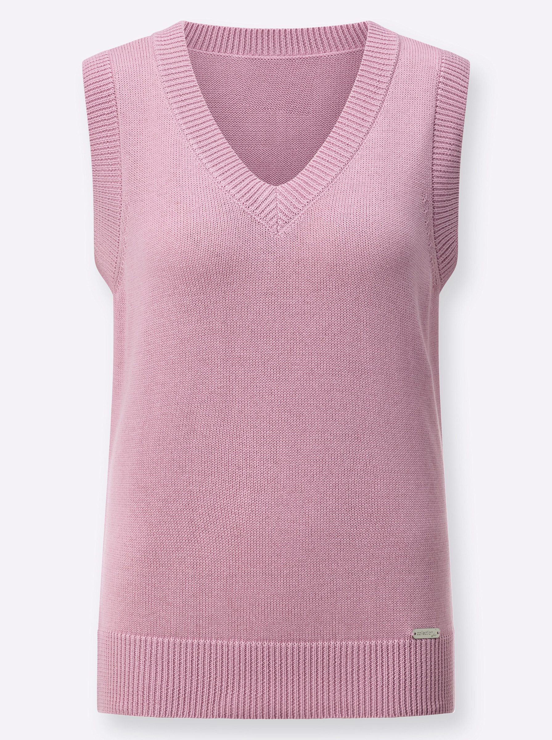 Witt Strickpullover Pullunder Ärmellos Jersey