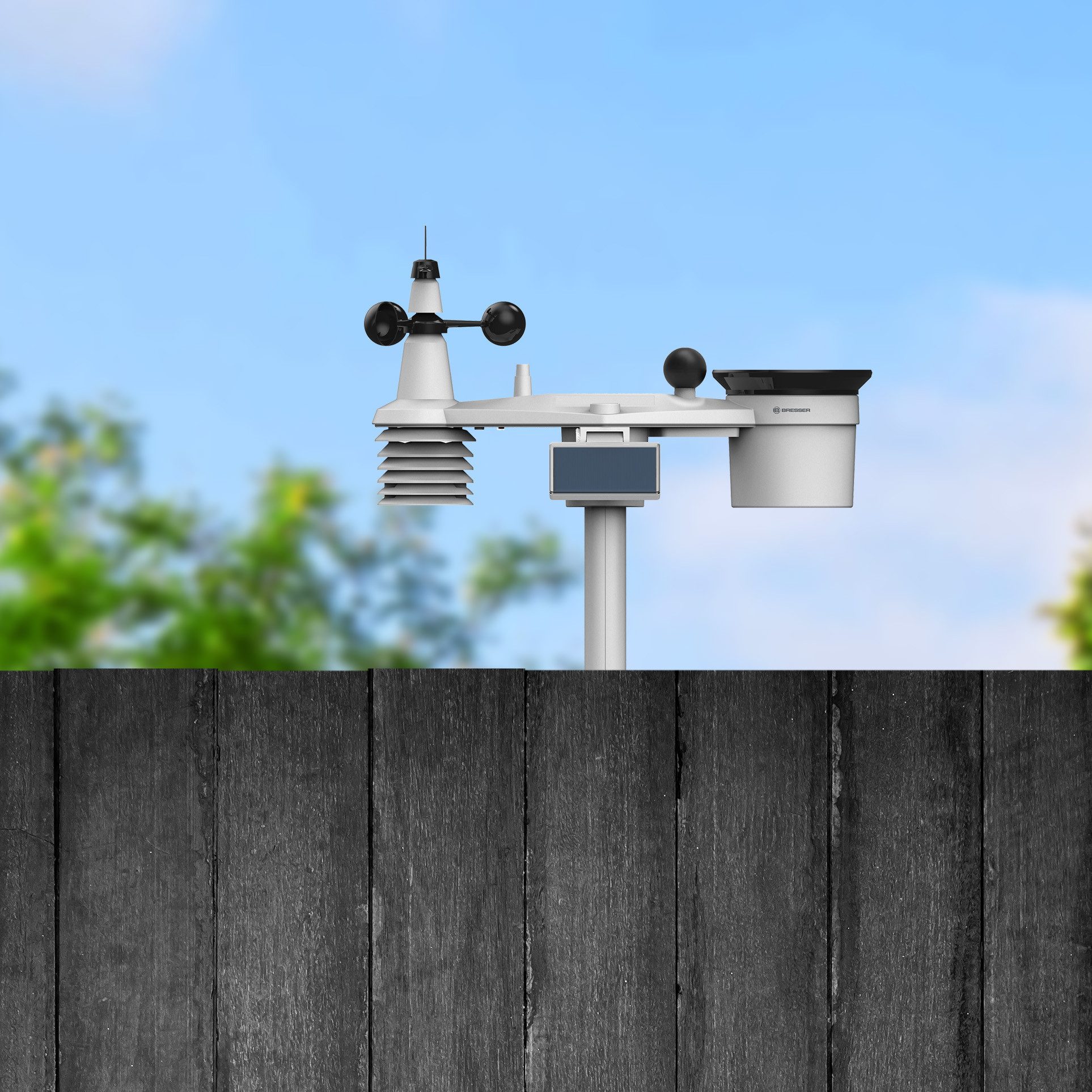 BRESSER BRESSER 9-in-1 MeteoChamp HD WLAN Wetterstation Wetterstation
