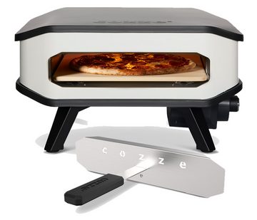 COZZE Pizzaofen Elektrischer Pizzaofen 13", inkl. Pizzastein, Backtemperatur bis 450°C, Grillfläche 34 x 34 cm, 2200 W, 230 V