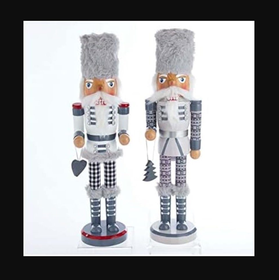 Nussknacker F2044 - Hollywood "Landhausmotiv", -38 cm-, 2er SET