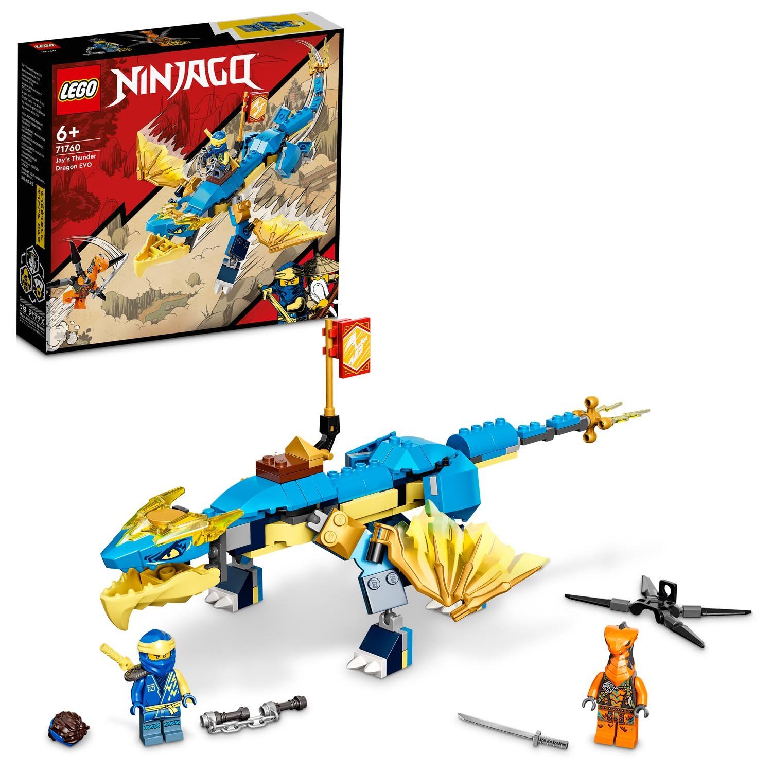 LEGO® LEGO® 71760 NINJAGO - Jays Donnerdrache EVO Konstruktions-Spielset günstig online kaufen