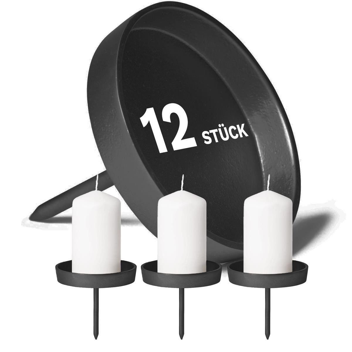 Novaliv Kerzenständer - (12 St), 12x günstig online kaufen
