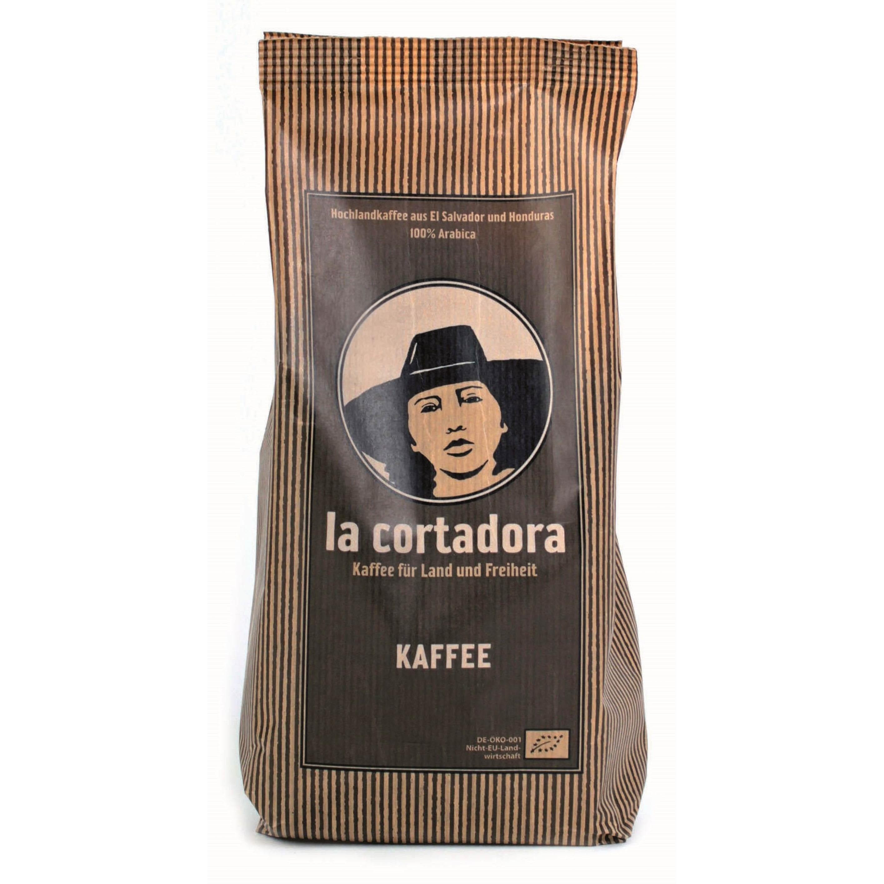 El Puente Kaffee La Cortadora - Bio-Kaffee gemahlen 500 g, Fair Trade, Vegan, Bio, Handmade