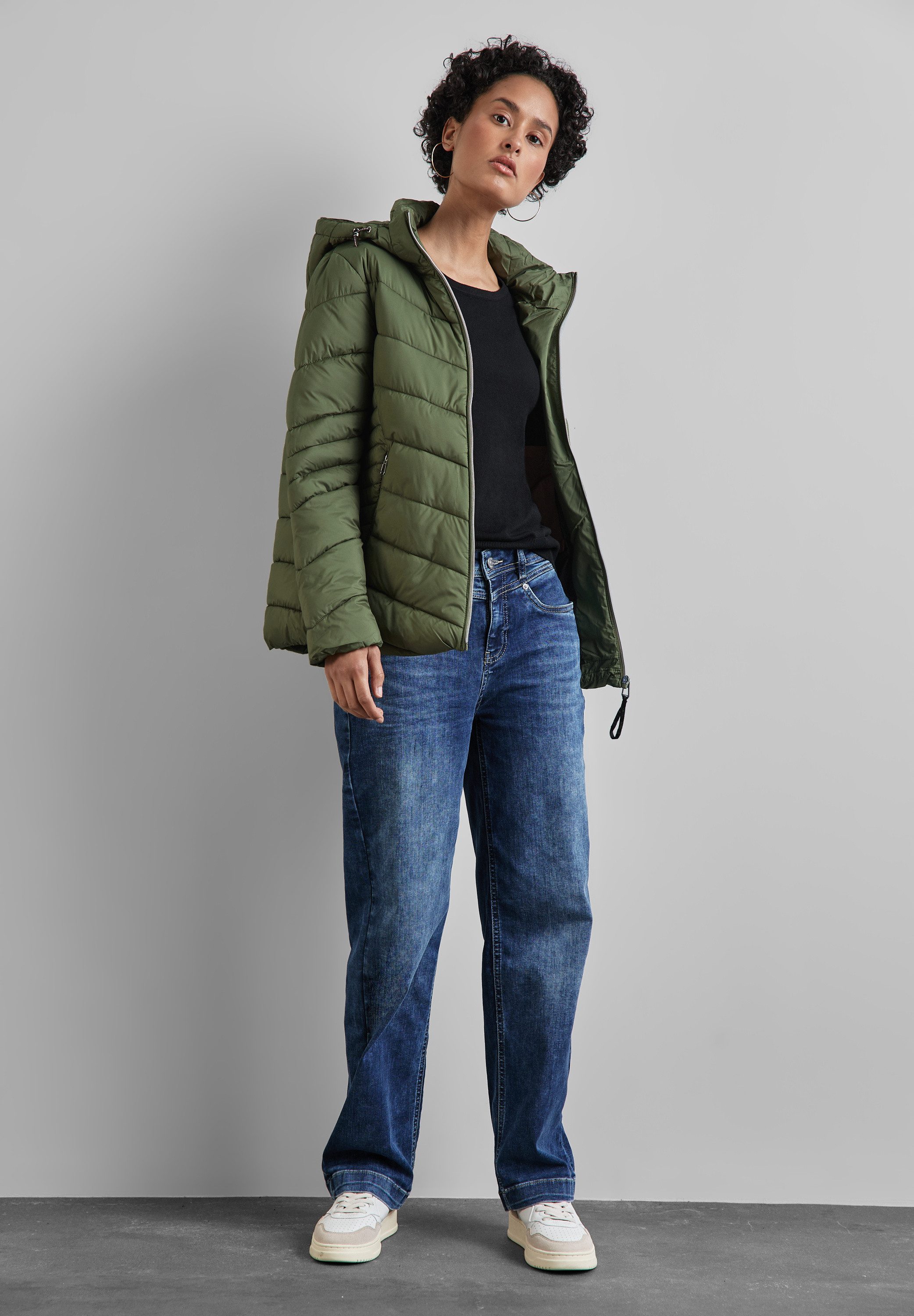 STREET ONE Steppjacke mit Kapuze