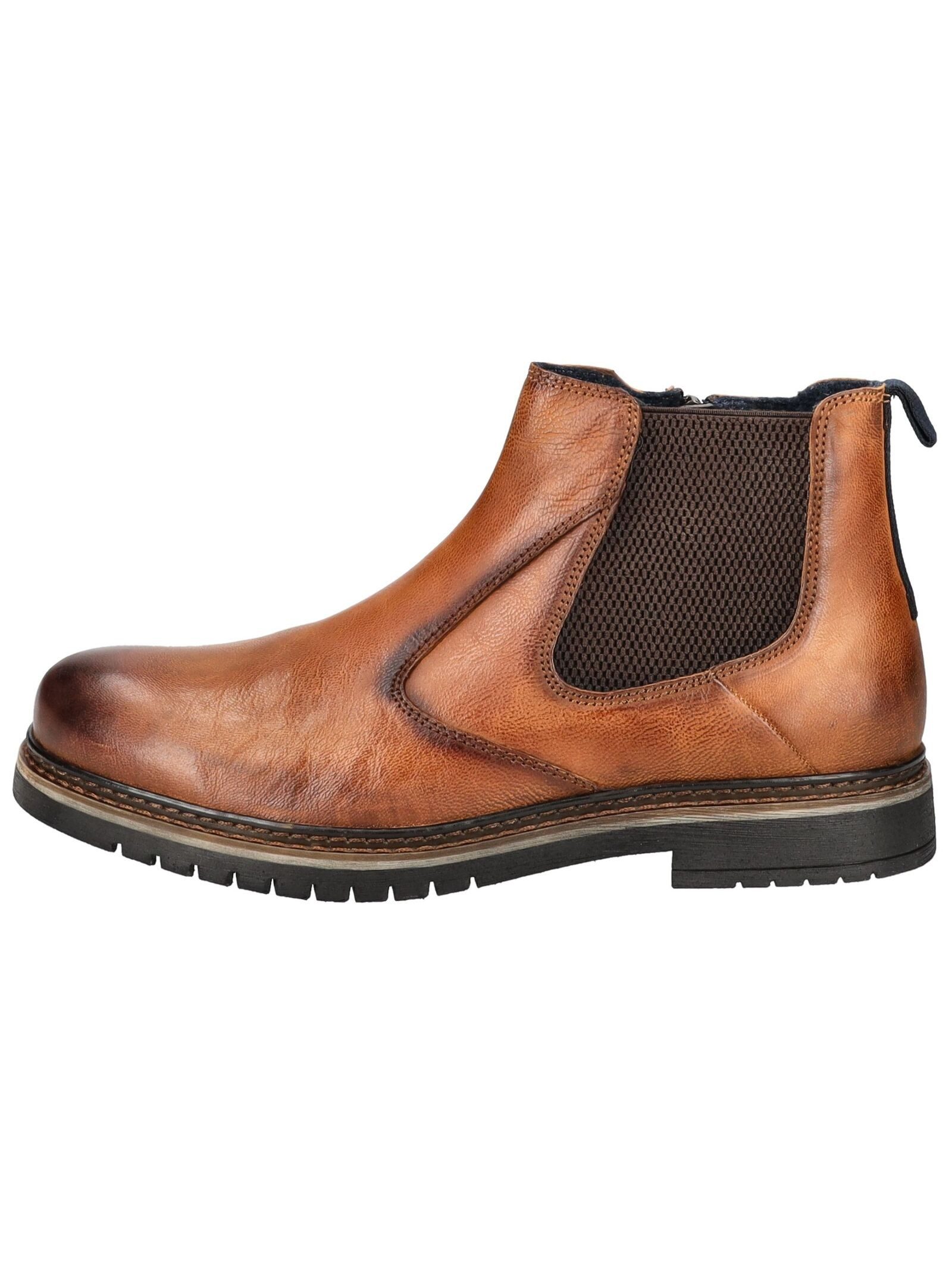 bugatti Stiefelette Leder/Textil Stiefelette günstig online kaufen