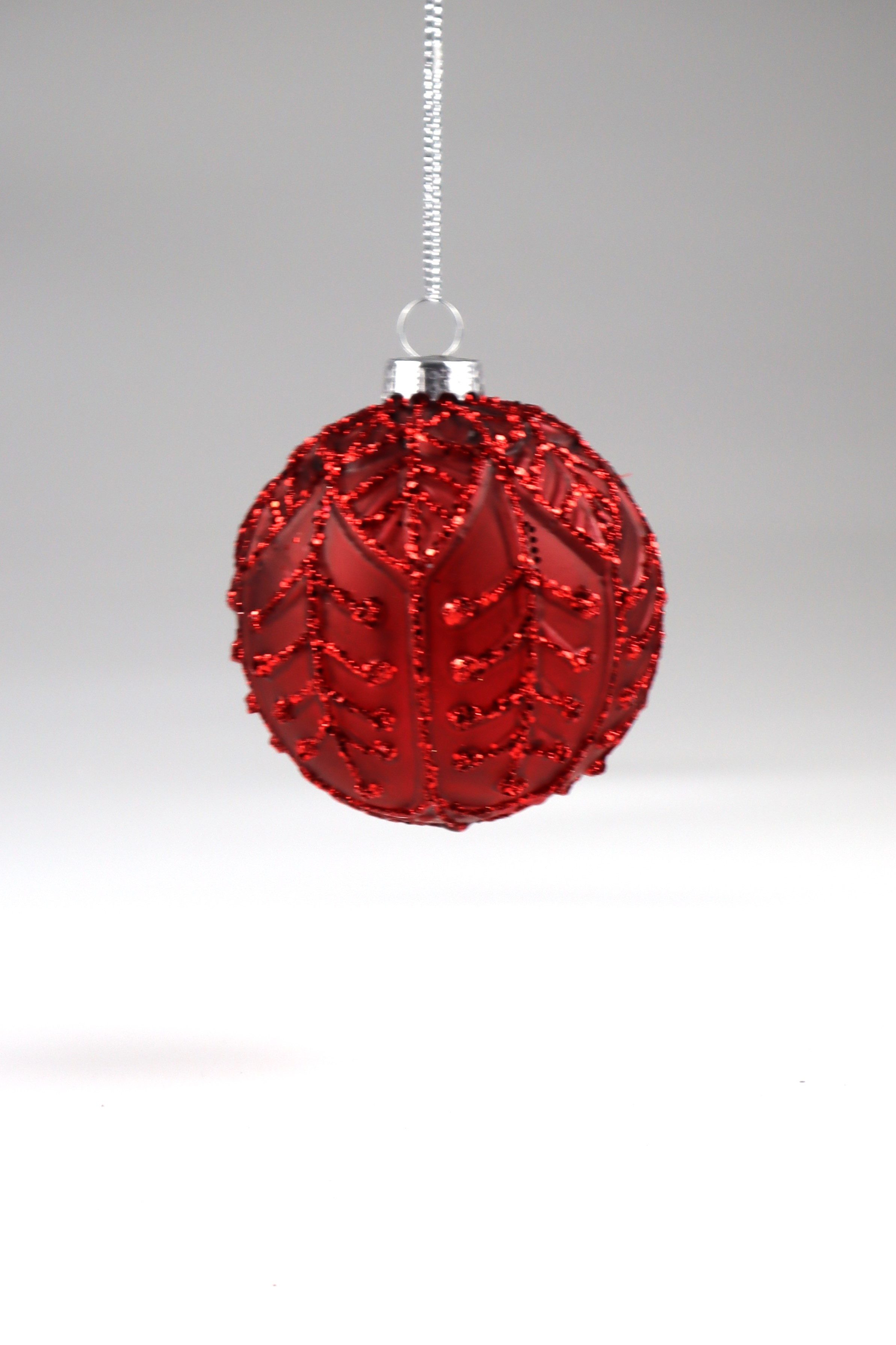 Weihnachtsbaumkugel aus Glas, Ø: 8 cm