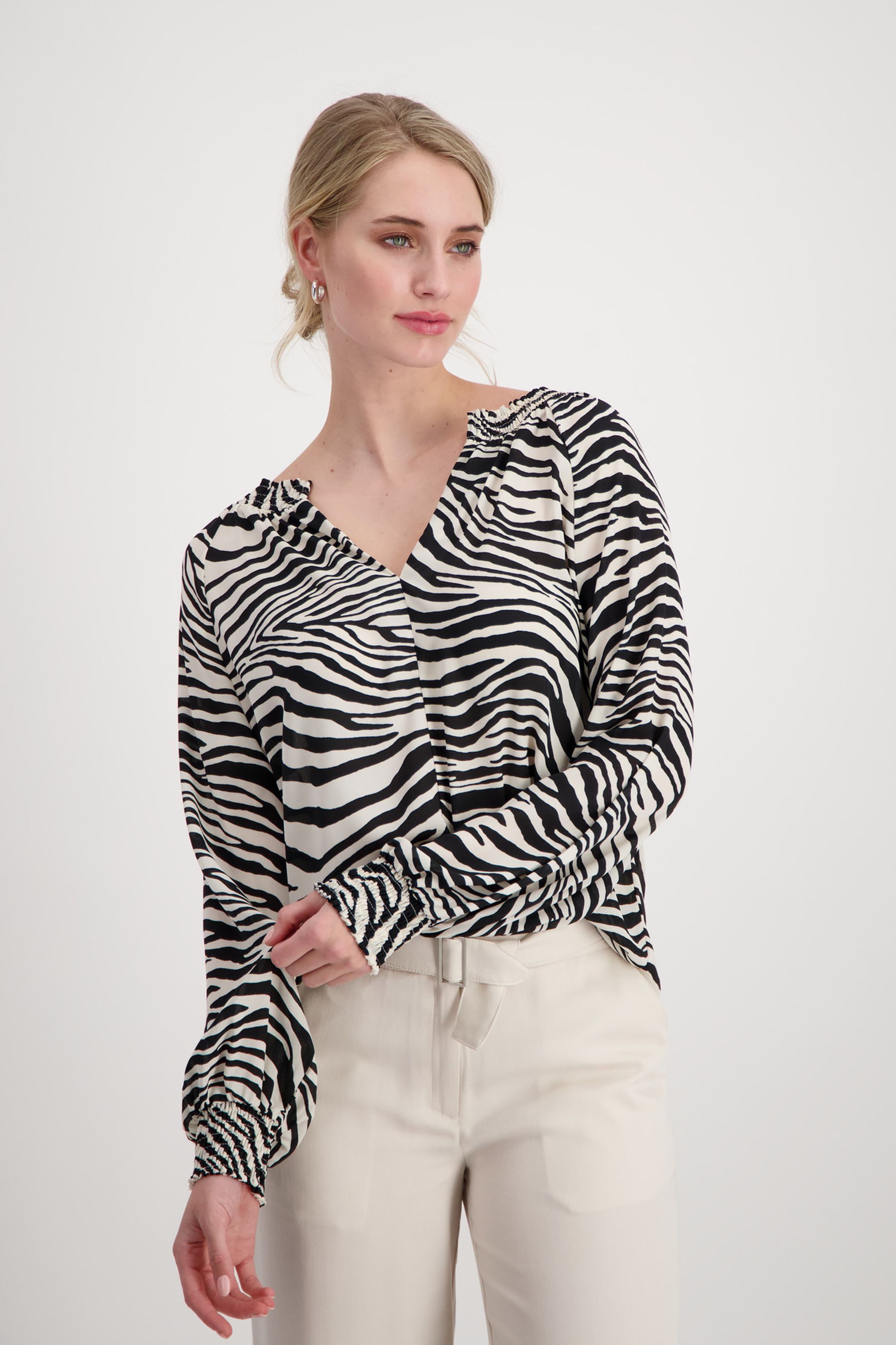 Druckbluse