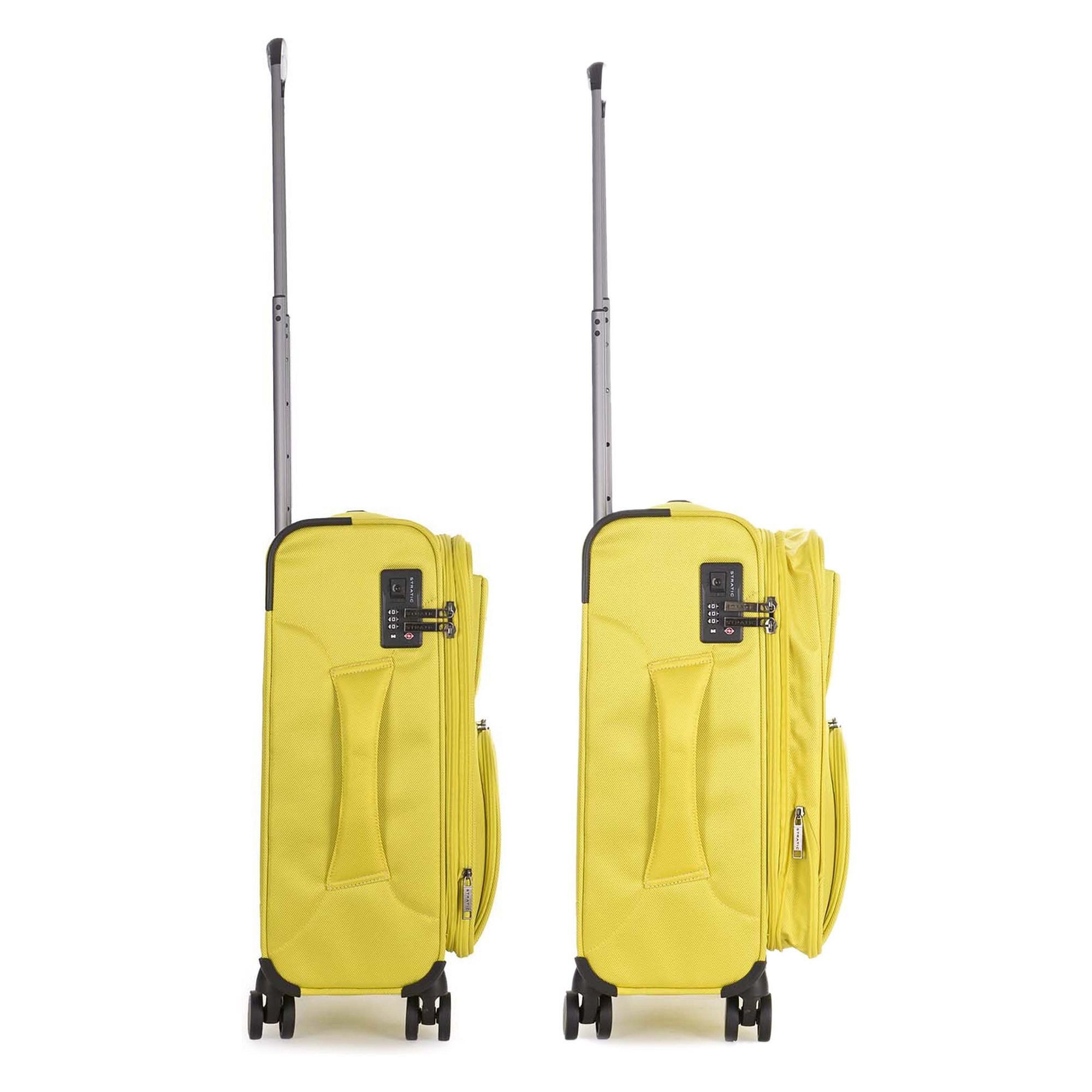 Stratic Handgepäck-Trolley Bendigo Light Style, 4 Rollen, Polyester