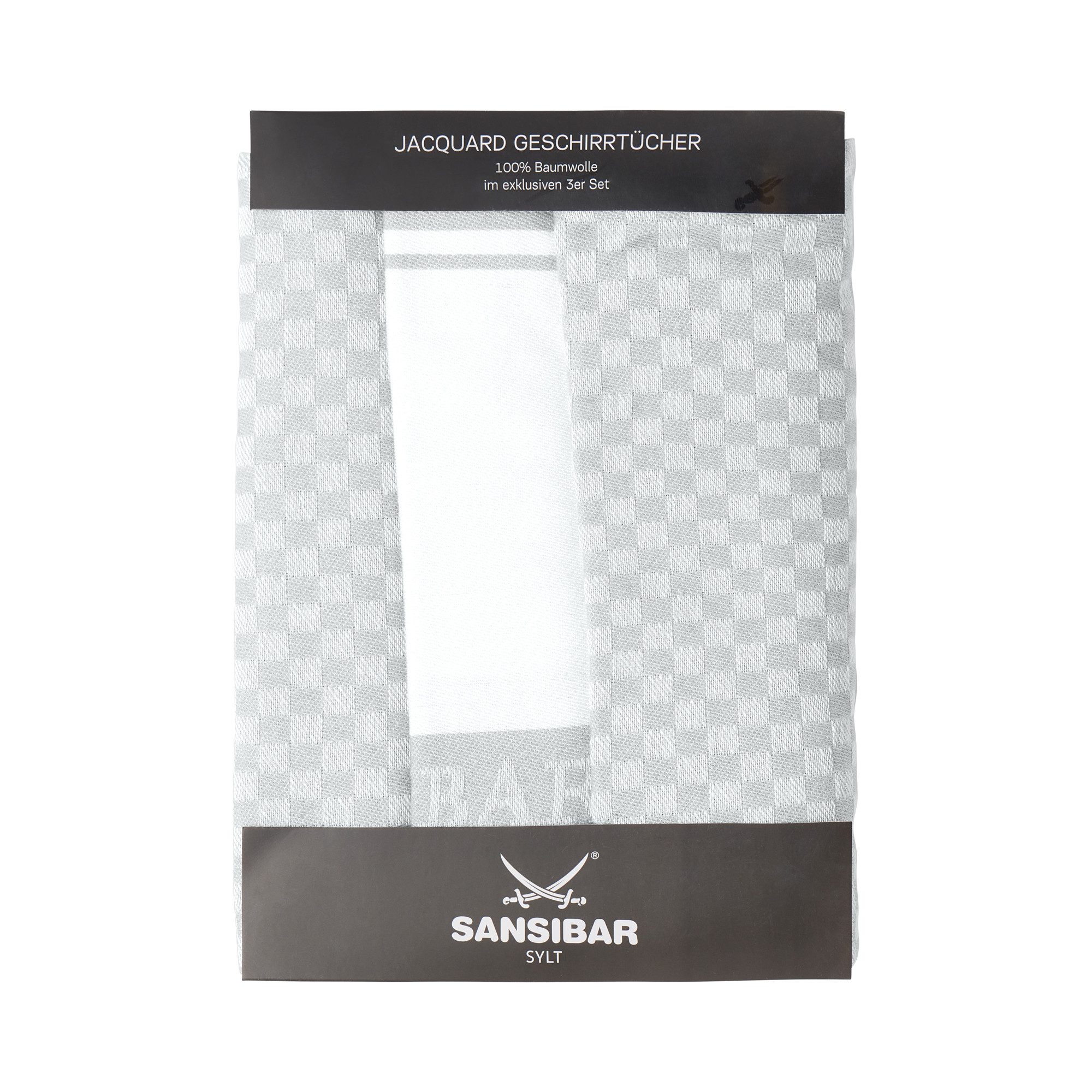 Sansibar Sylt Geschirrtuch Geschirrtücher-Set, 3-tlg, 50x70 cm, 100% Baumwo günstig online kaufen