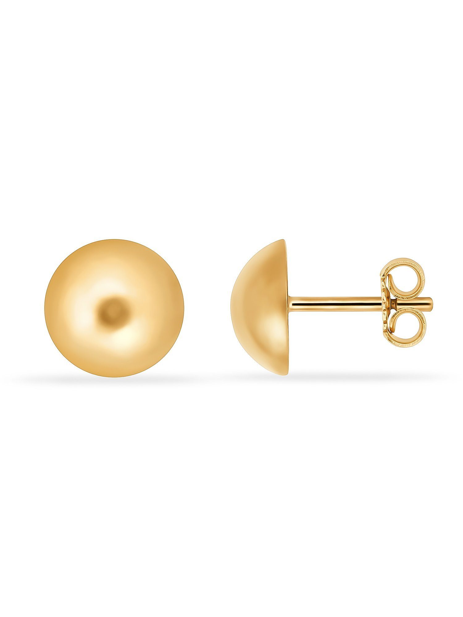 Unisex-Ohrstecker Paar 375er Ohrstecker FAVS FAVS Gelbgold