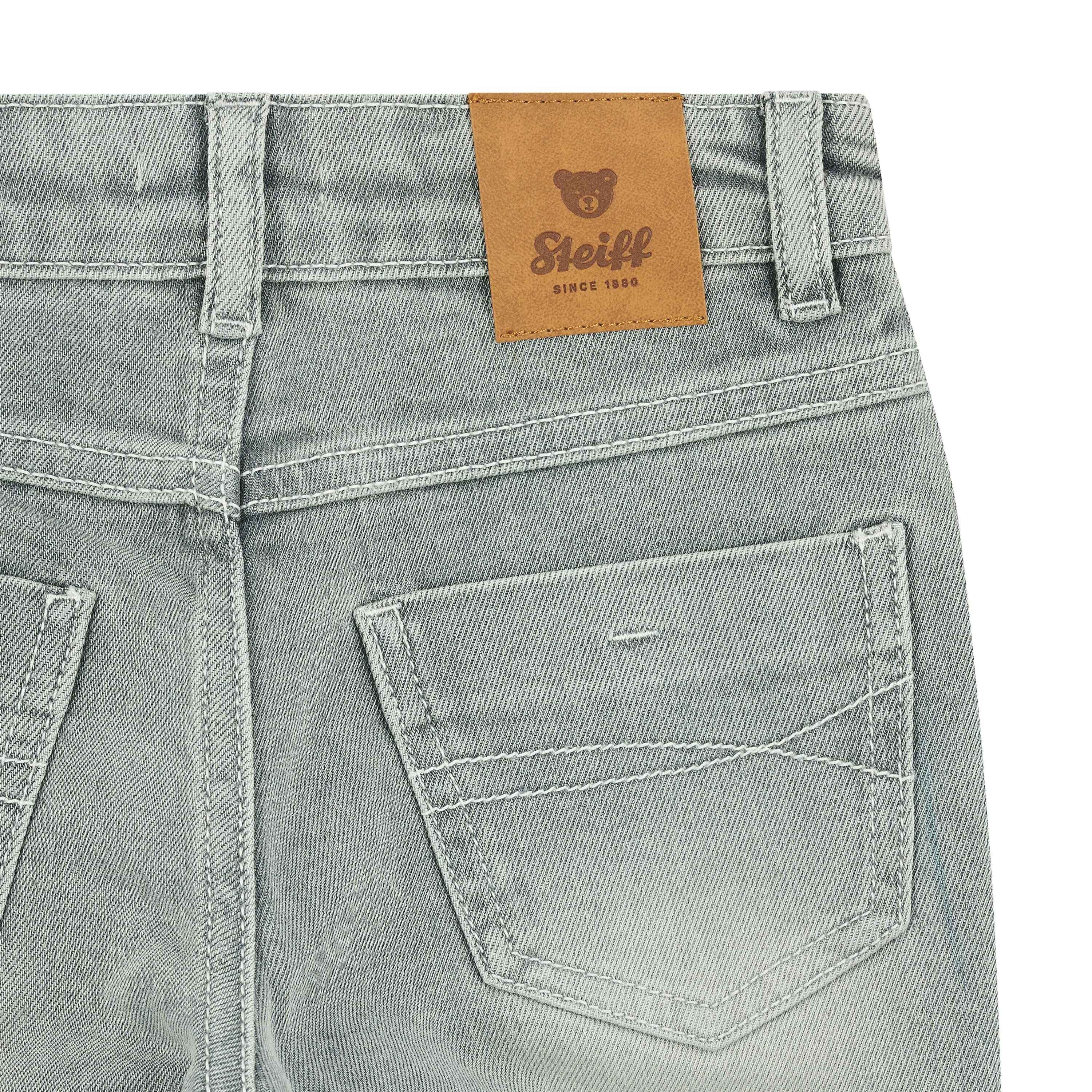 Steiff Regular-fit-Jeans Jeanshose Off to the Moon, verstellbarer Bund