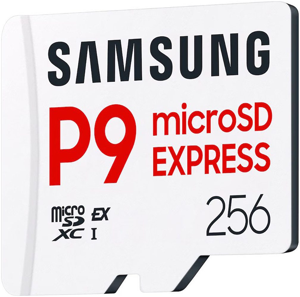 Samsung P9 microSD Express Speicherkarte (256 GB, 800 MB/s Lesegeschwindigkeit)