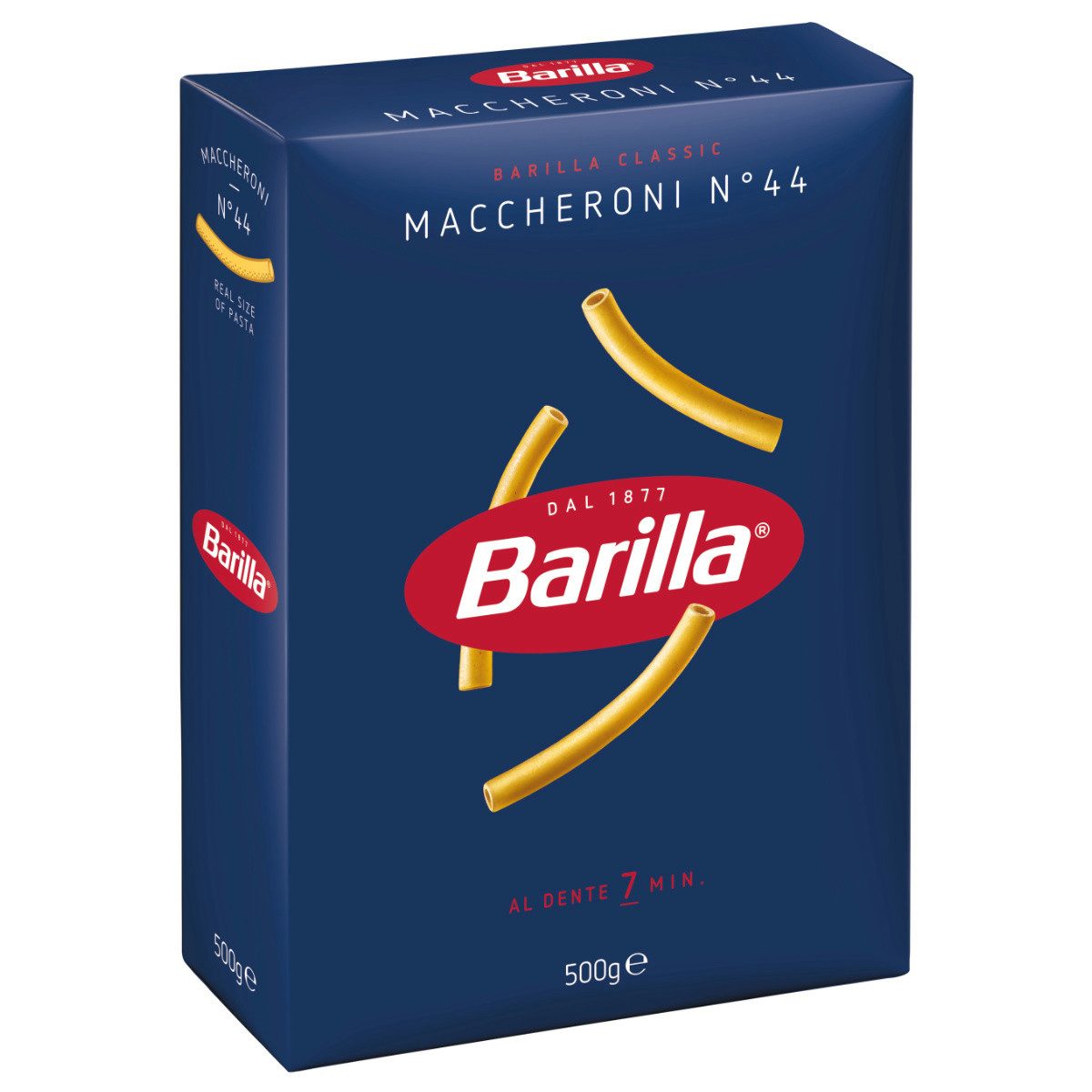 Barilla Nudeln, Barilla Maccheroni Nr 44 Pasta aus Hartweizengriess 500g 8er Pack