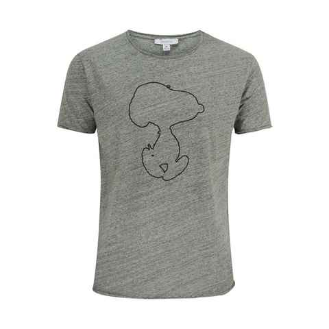 ONOMATO! T-Shirt Peanuts Snoopy Herren T-Shirt Kurzarm-Shirt