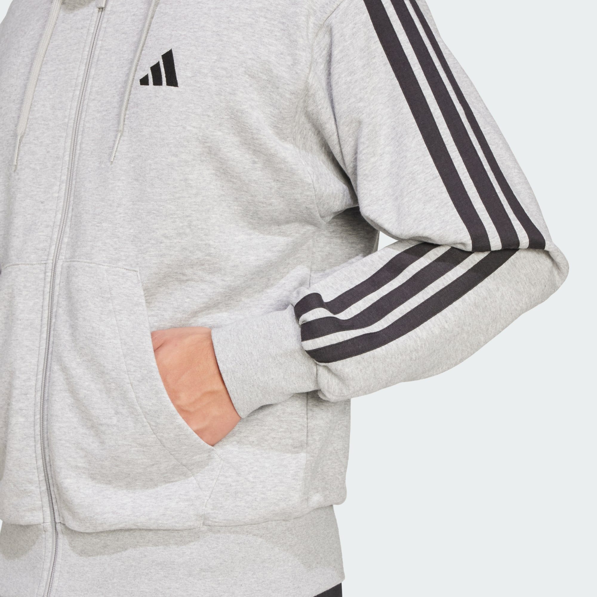 adidas Sportswear Hoodie ESSENTIALS 3-STREIFEN FRENCH TERRY KAPUZENJACKE (1-tlg)