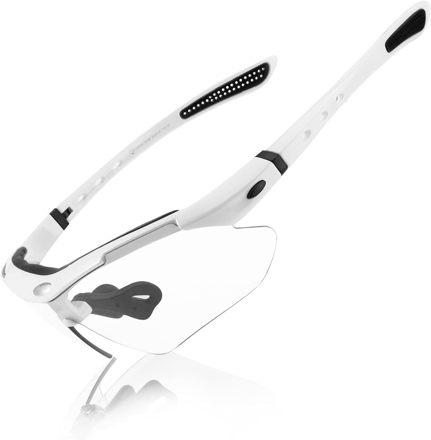 ROCKBROS Fahrradbrille Photochromatische Sportbrille mit UV400 für Damen und Herren
