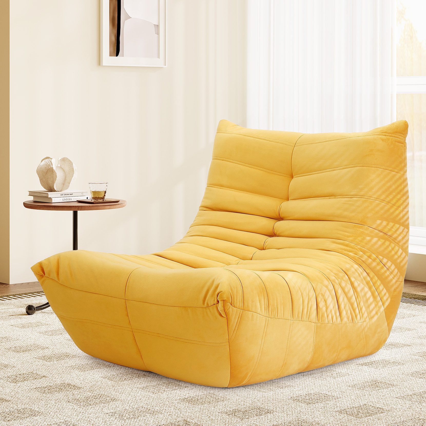 OUNUO Sofa Lounge-Sofa mit Memory-Schaum für kleine Räume günstig online kaufen