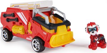 Spin Master Spielzeug-Auto Paw Patrol - Movie II - Basic Themed Vehicles Marshall, von Marshall Löschzug mit Welpenfigur, Licht- und Soundeffekt