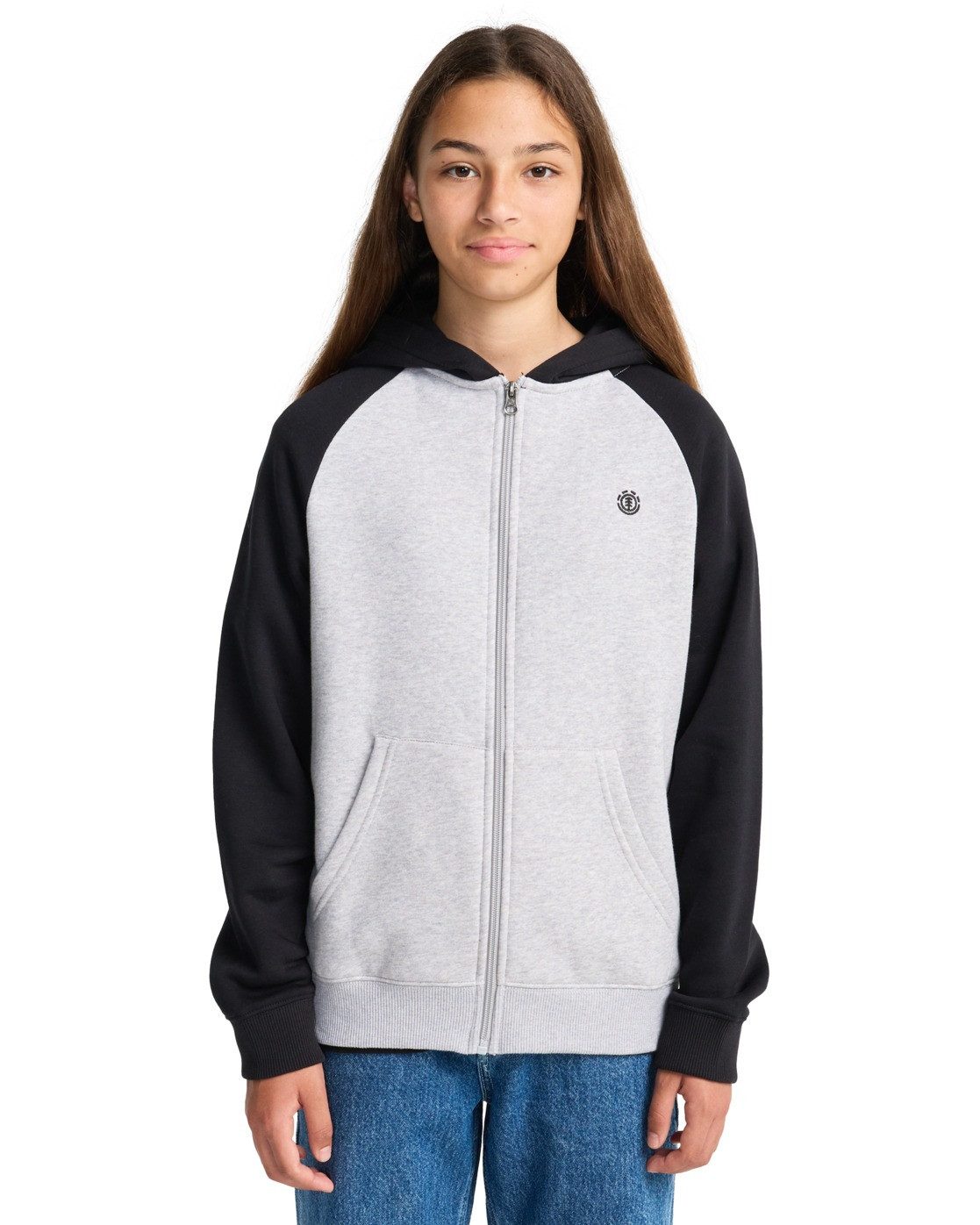 Element Kapuzensweatjacke Icon Embroidery 2Tone