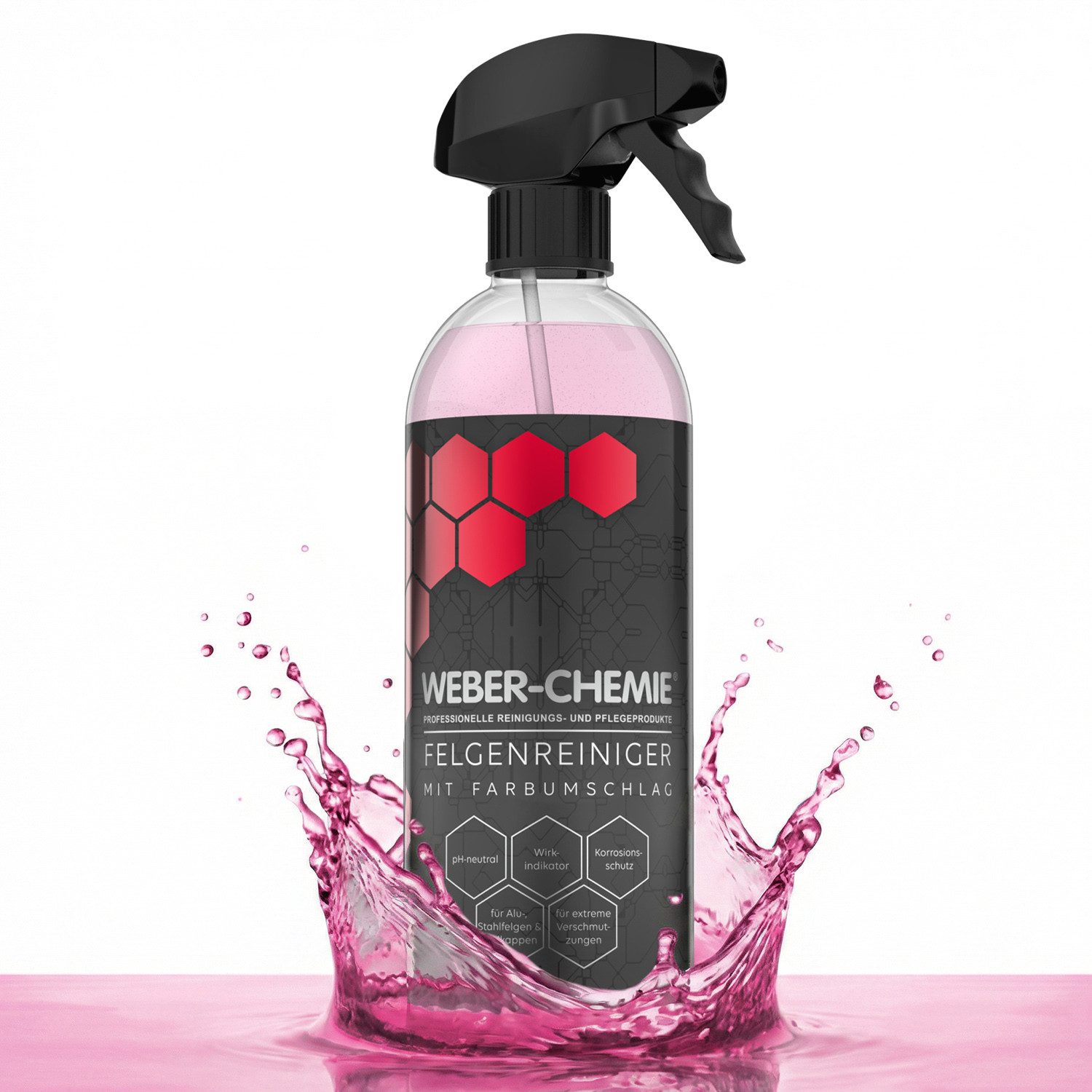 Landshop24 Camper-Safe professioneller Felgenreiniger (Weber-Chemie®, [1-St. 1 x 750ml Sprühflasche Hergestellt in Deutschland)