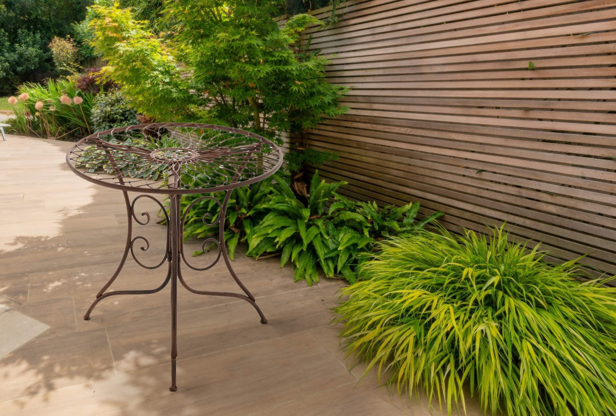CLP Gartentisch Ariano (1er), Beistelltisch, Tischhöhe 52 cm, Eisen lackiert
