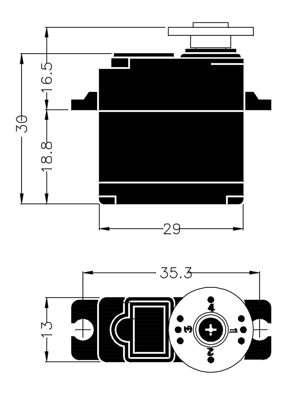 Thumbnail - Hitec RC-Buggy Multiplex Servo HS-5085MG