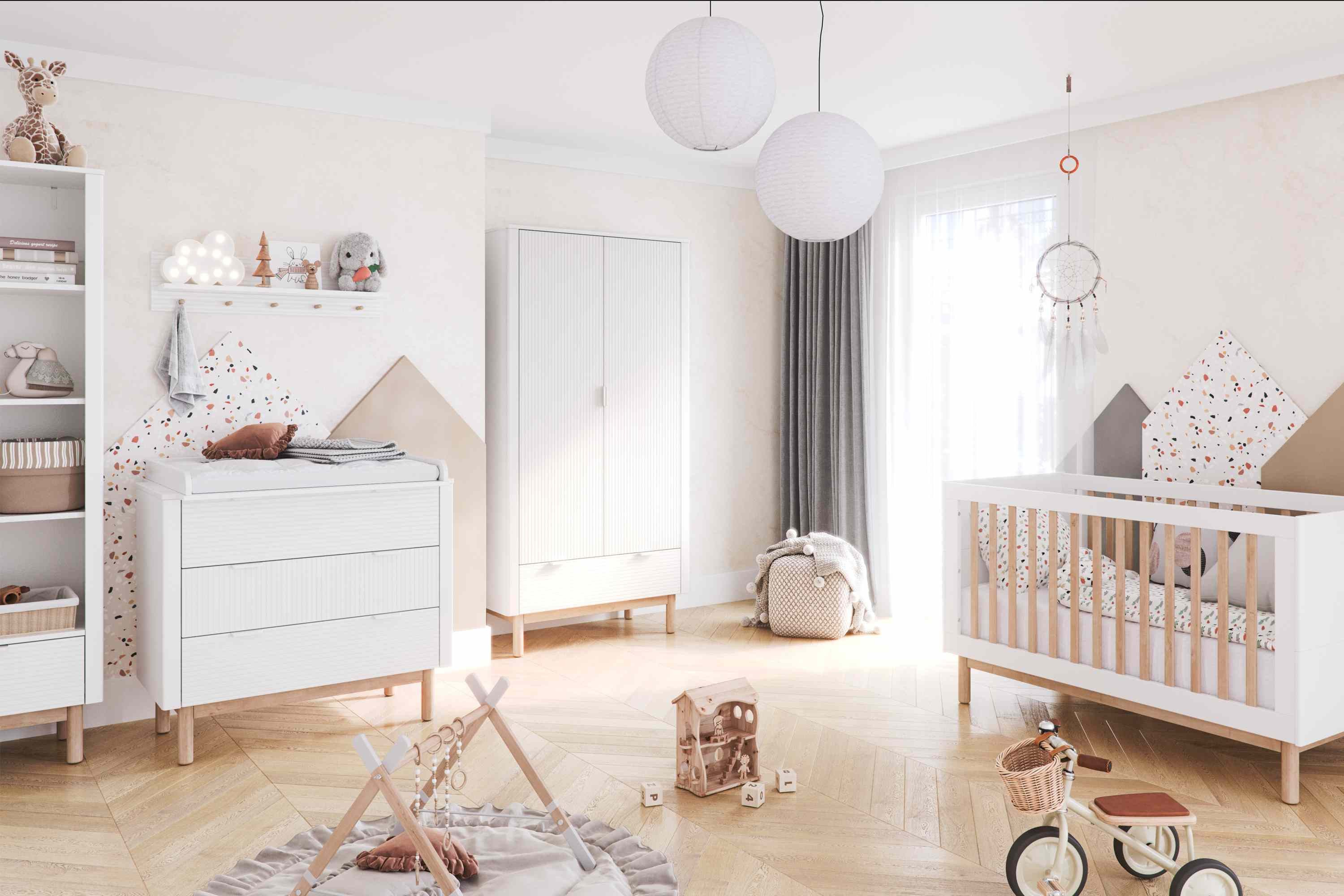 KONSIMO® Babybett LOTTI Gitterbett, Kinderbett, hergestellt günstig online kaufen