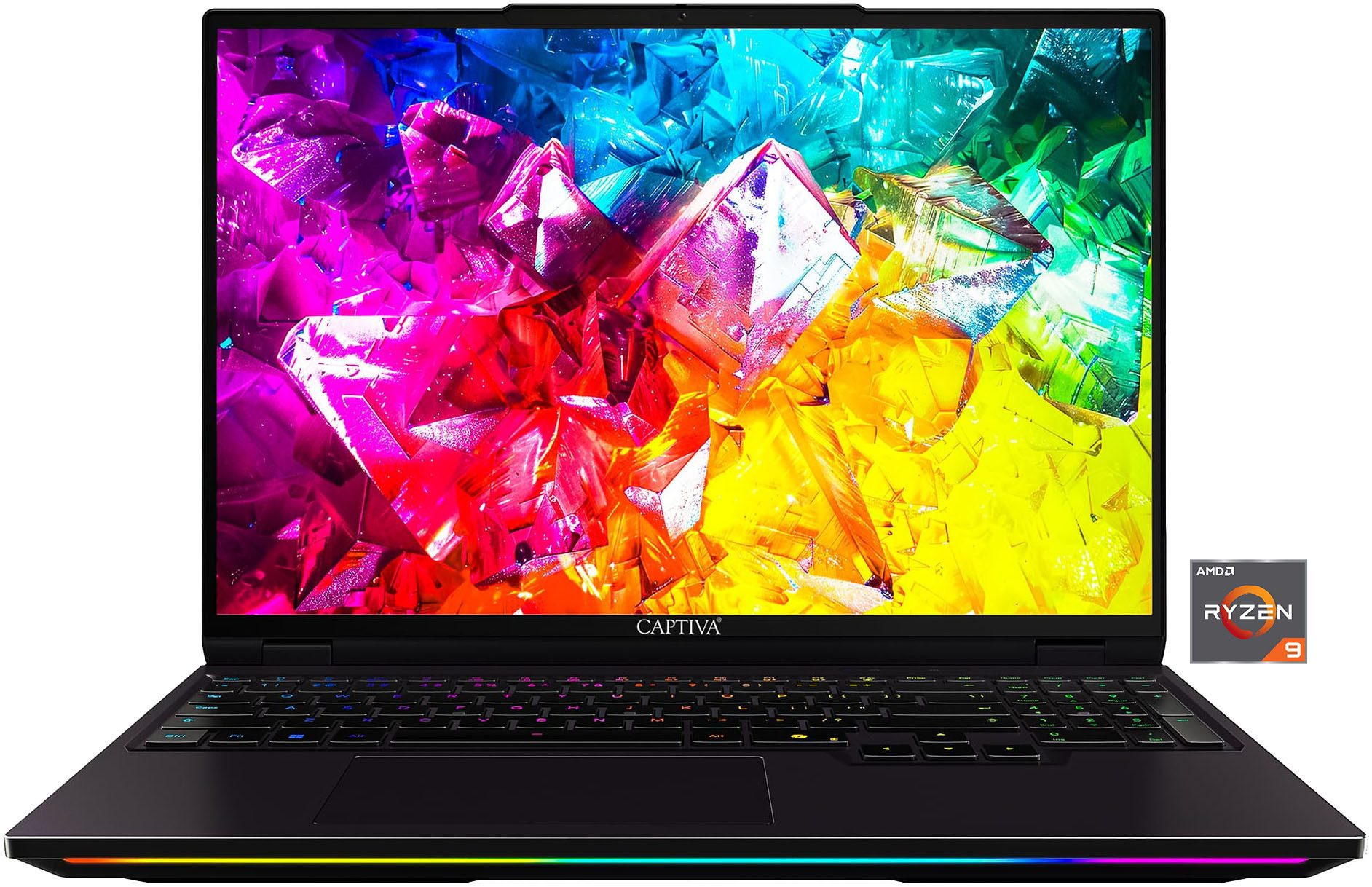 CAPTIVA Highend Gaming R10-1157GE Gaming-Notebook (40,6 cm/16 Zoll, AMD Ryzen 9 9955HX, GeForce RTX 5080, 32 GB, 500 GB SSD)