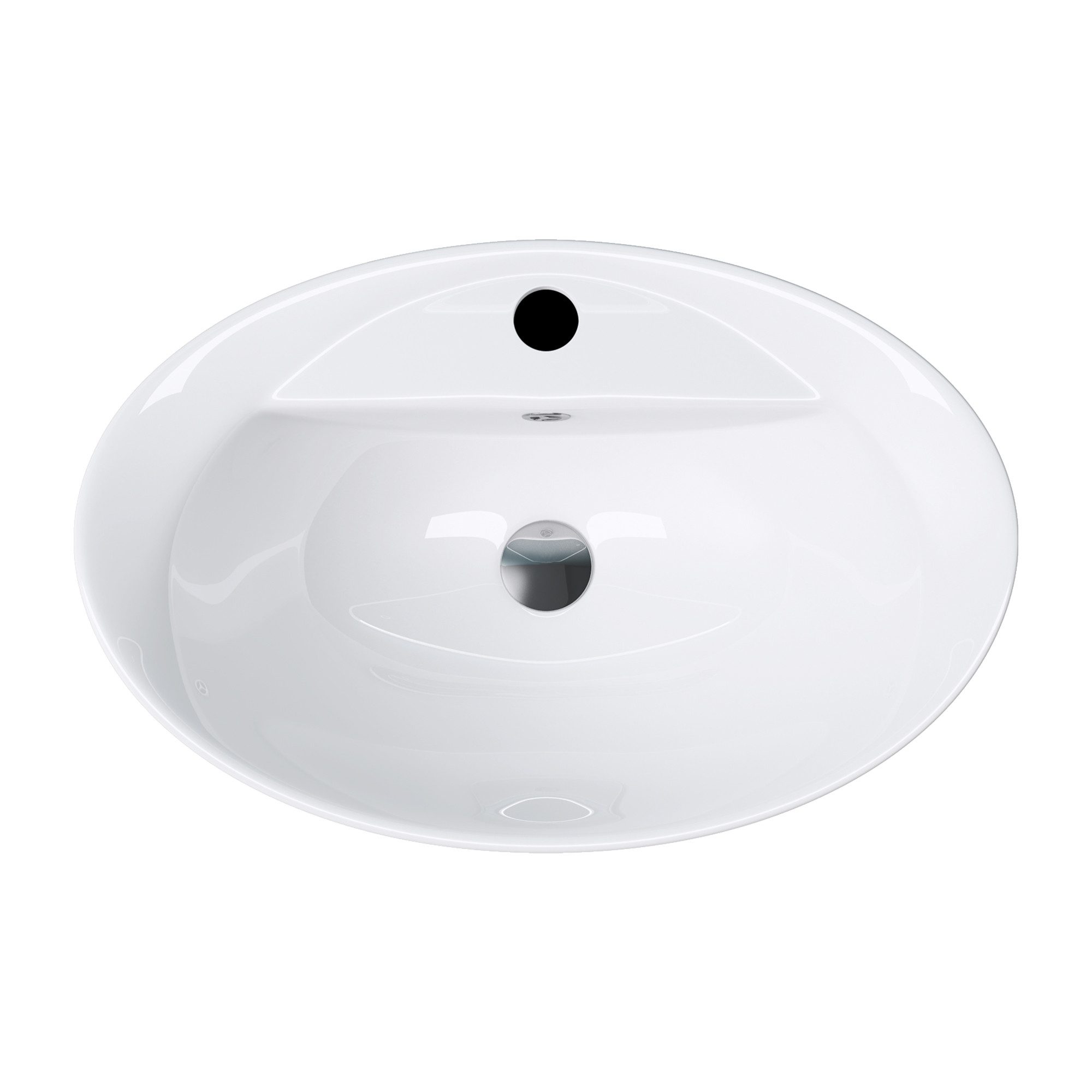 Mai & Mai Aufsatzwaschbecken Aufsatzwaschbecken Brüssel302 in weiß aus Kera günstig online kaufen