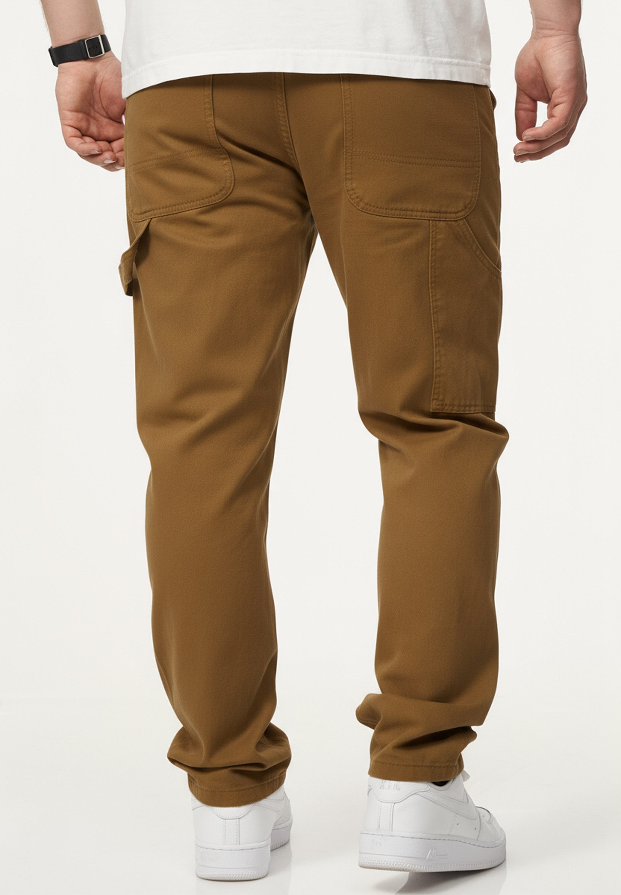 DAILY COTTON Straight-Jeans Hose im Carpenter-Stil - Regular-Fit Workwear Herren Freizeithose Denim Stoffhose - Pants – Bild 5 von 5