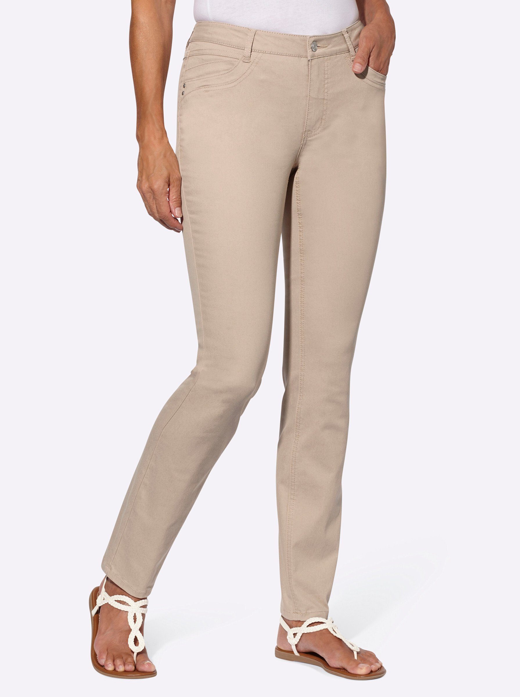 Witt Bequeme Jeans Jeans leicht vertieft