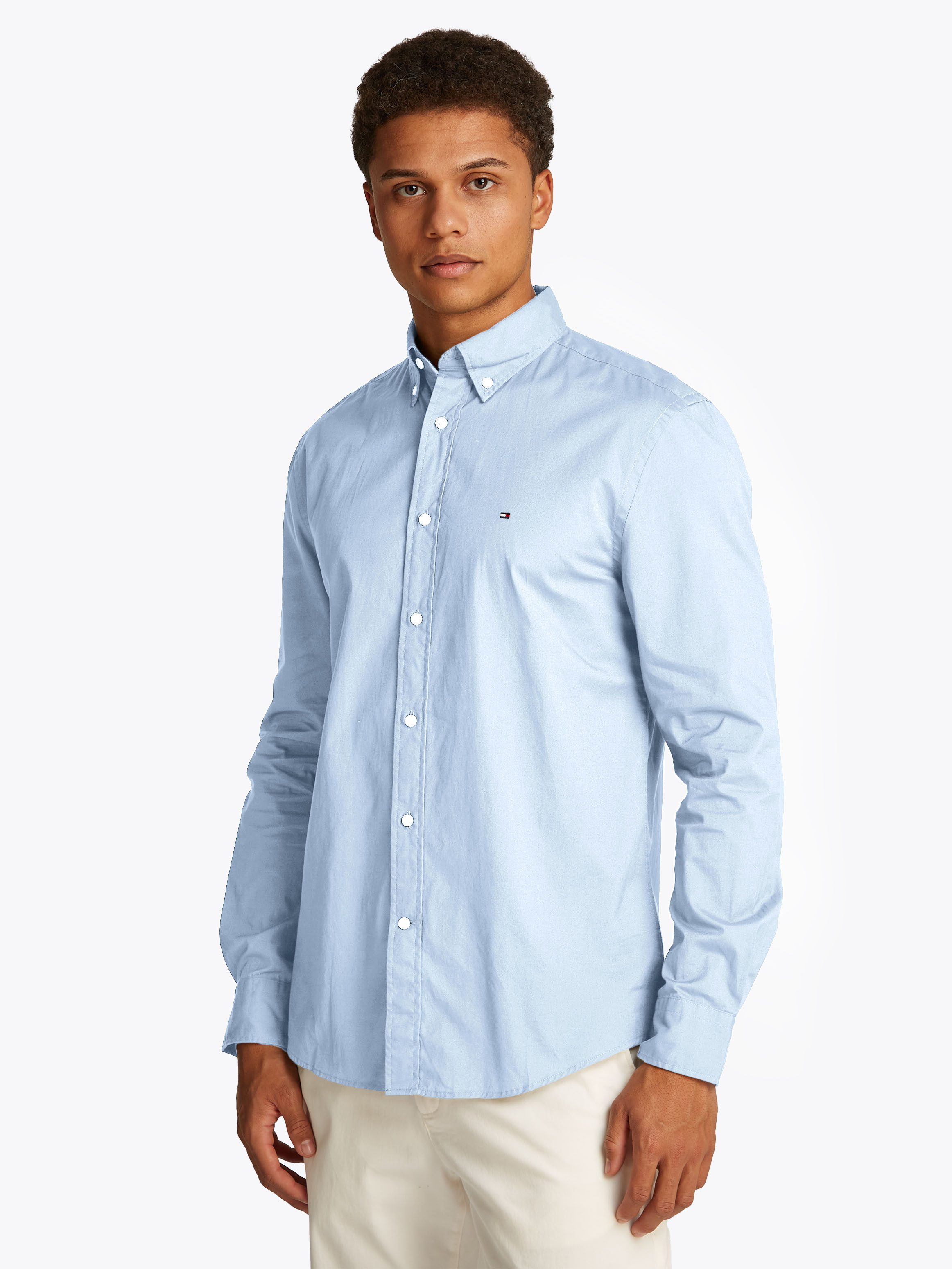 Tommy Hilfiger Langarmhemd CORE FLEX POPLIN günstig online kaufen