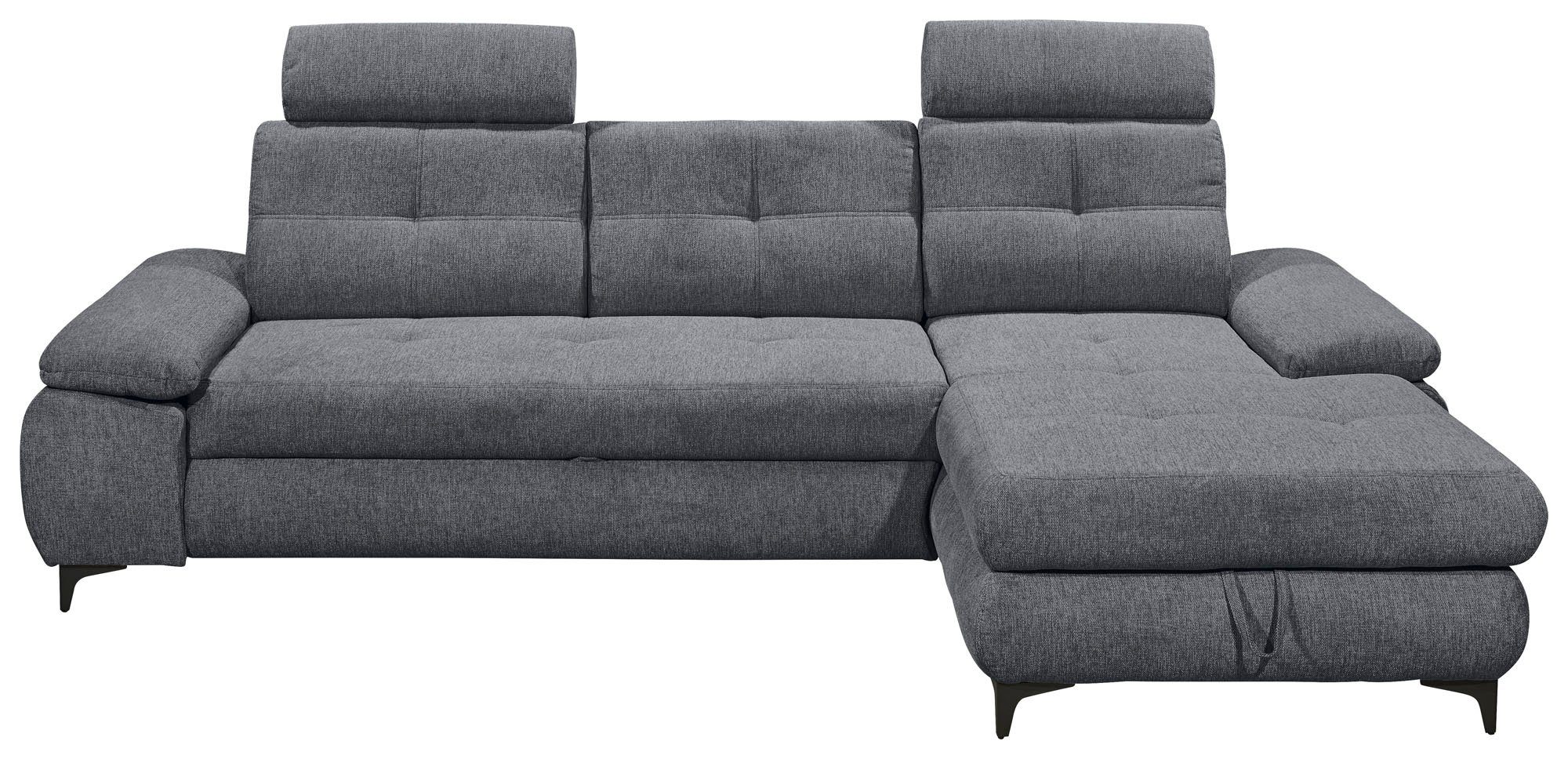 ED EXCITING DESIGN Ecksofa Altona, 2 Teile, Frei stellbar, Bettfunktion,  Stauraum, Arm- und Kopfstützen