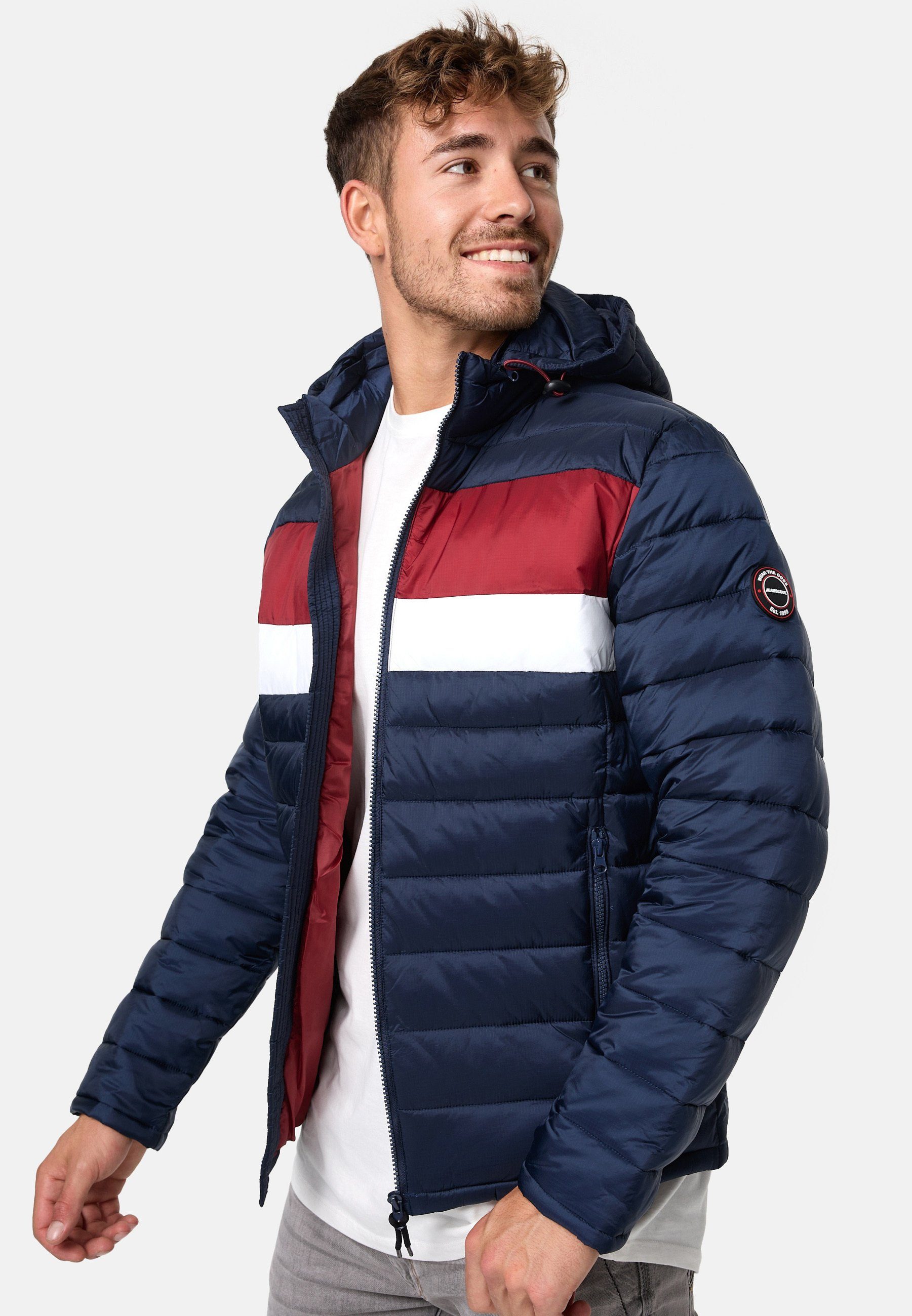 Indicode Sommerjacke Hampshire mit elastischen Bündchen günstig online kaufen