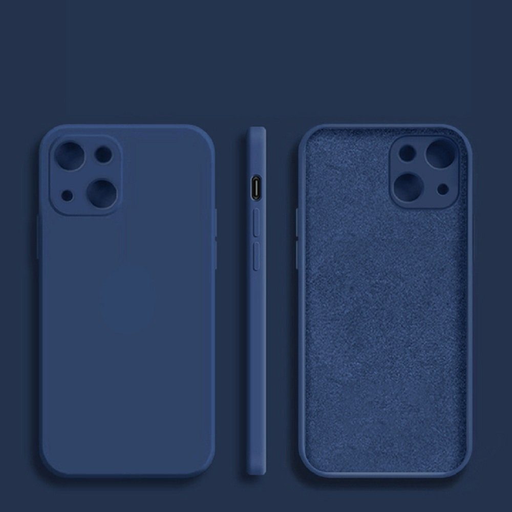 cofi1453 Bumper Bunt Case Hülle mit Kameraschutz Back Cover Bumper Silikon Schutzhülle
