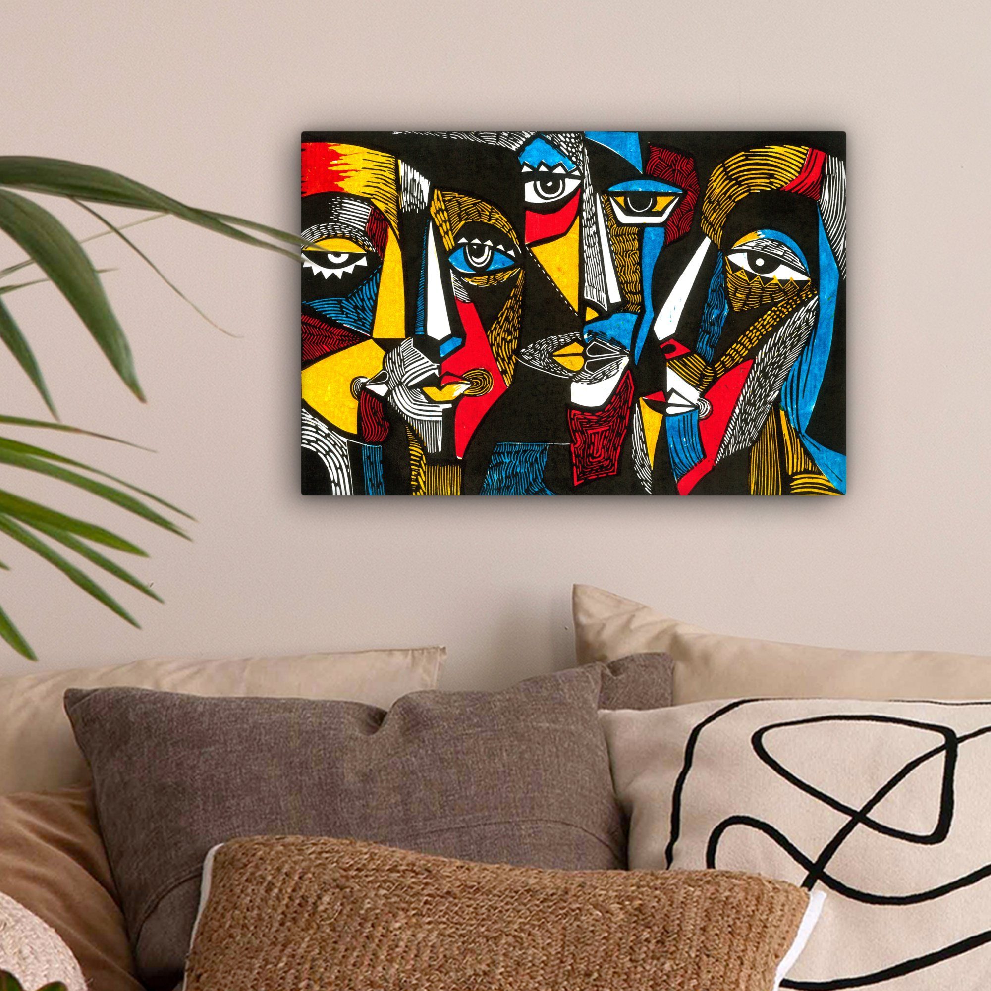 OneMillionCanvasses® Leinwandbild Malerei - Kubismus - günstig online kaufen