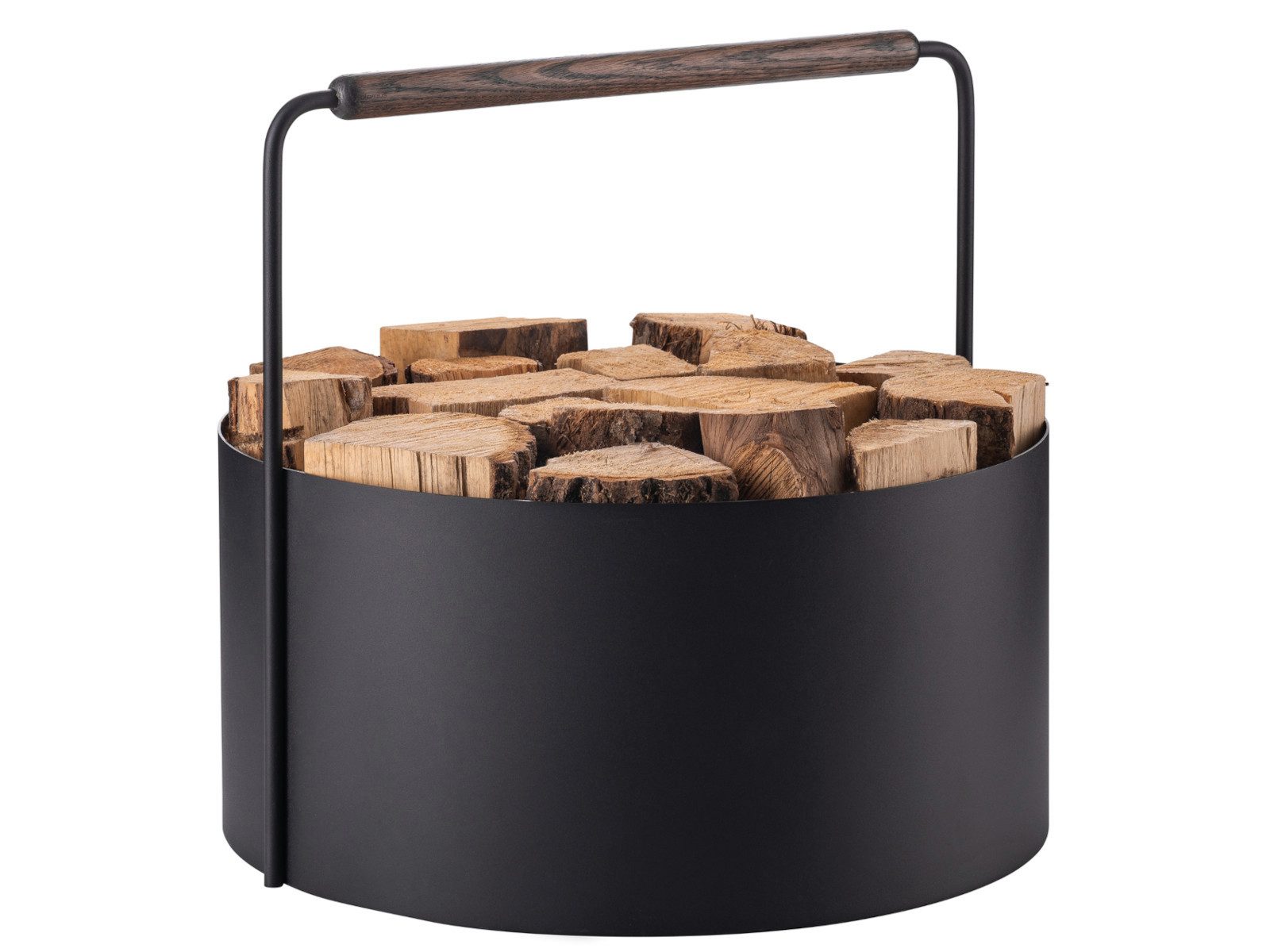 blomus Aufbewahrungskorb ASHI Holzkorb brown oak 42cm günstig online kaufen