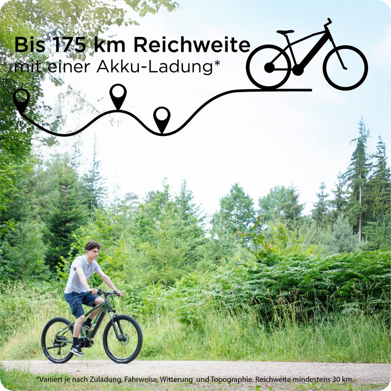 Zündapp E-Bike Zündapp E-Bike MTB X900 27,5 Zoll 10-Gang 733 Wh