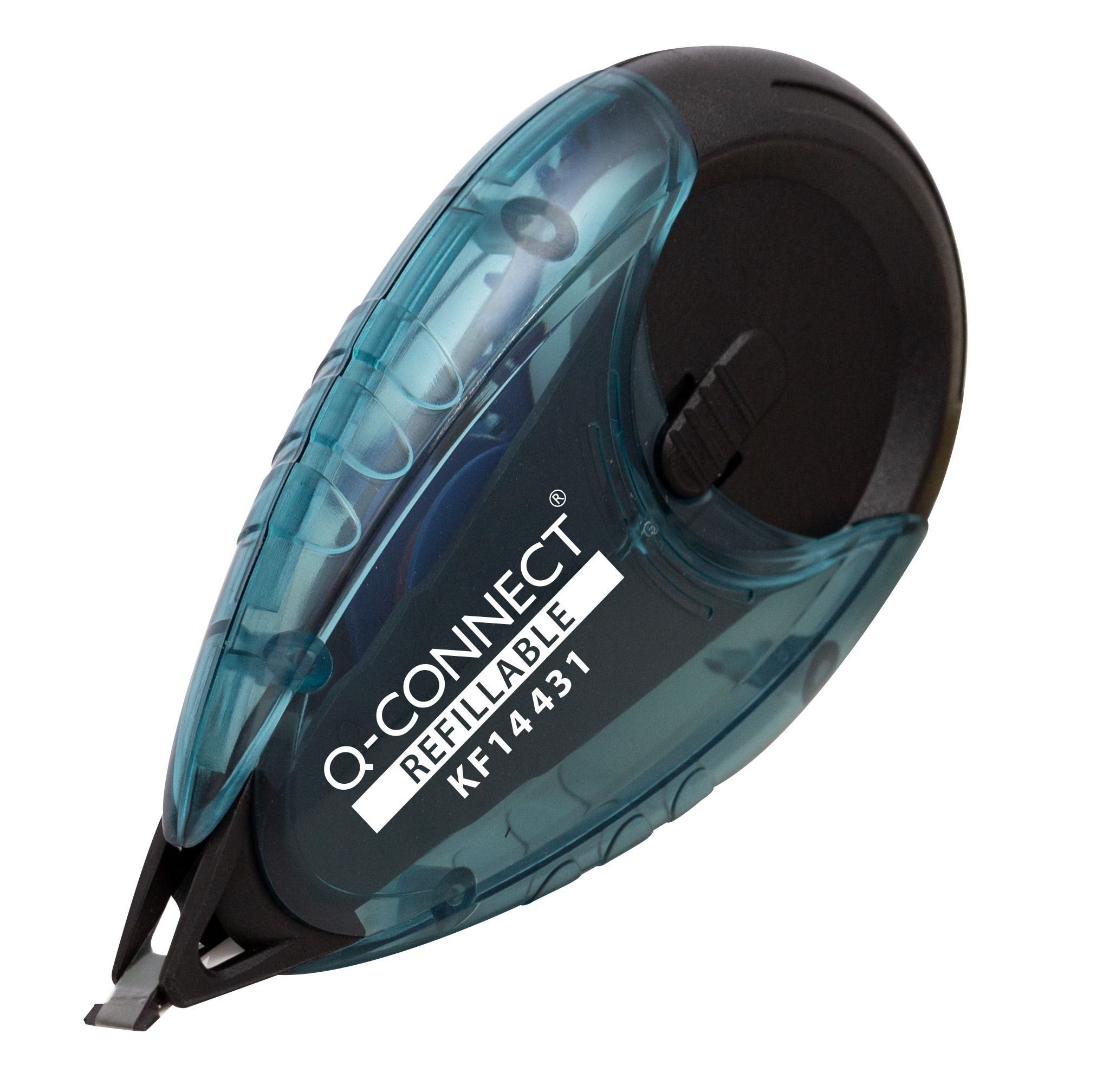 Q-Connect Tintenroller Korrekturroller transparent/schwarz nachfüllbar transparent/schwarz 42