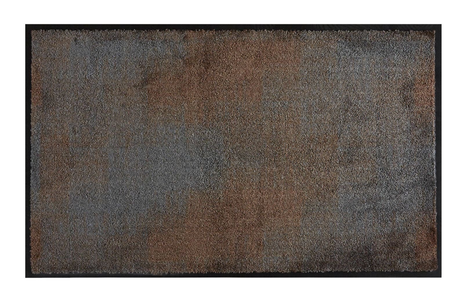 Fußmatte MD Entree Soft&Deco Eingangsmatte - Teppichmatte - Küchenteppich,  MD Entree, rechteckig, Höhe: 7 mm, bei 30° waschbar, anti-rutsch, 55 x 90  cm, Avantgarde, braun