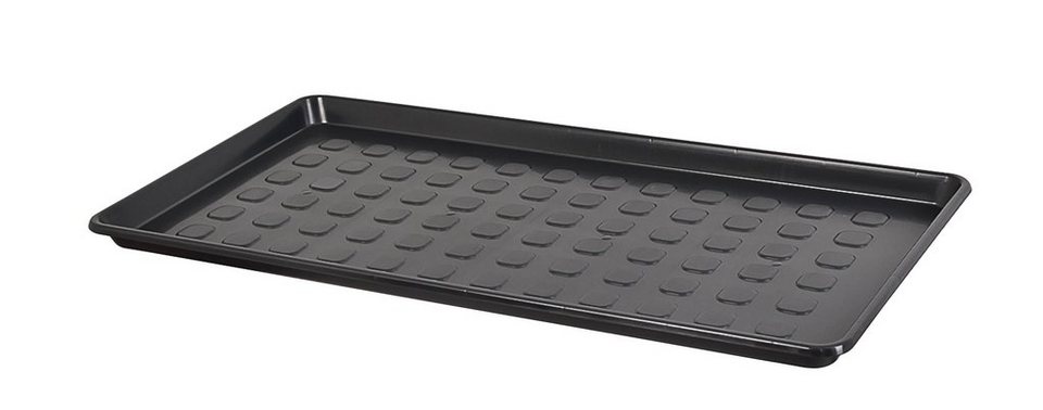 Kreher Kofferraumwanne Rechteckig Mehrzweckablage, Schuhablage aus  Kunststoff in Schwarz (1 St)