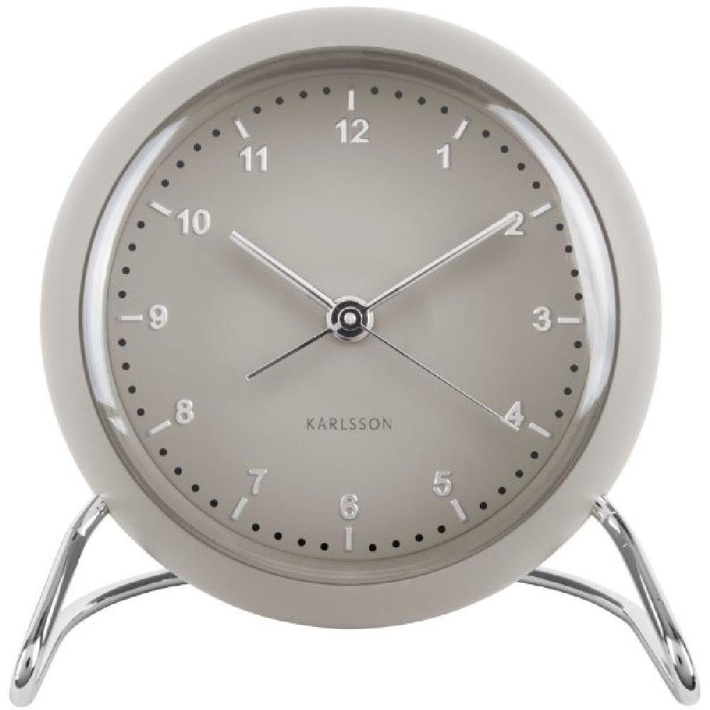 Karlsson Uhr Wecker Val ABS Warm Grey