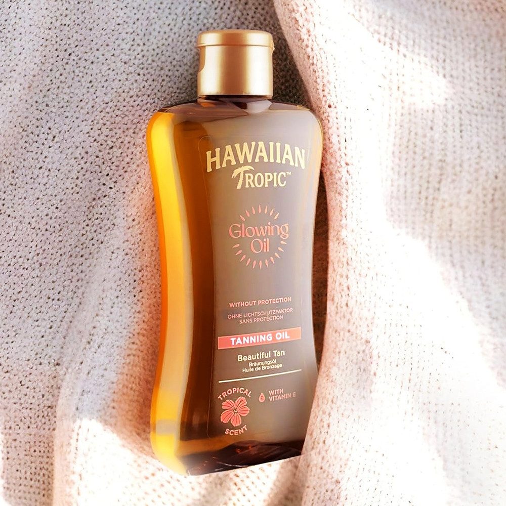 Hawaiian Tropic Selbstbräunungsöl Hawaiian Tropic Glowing Oil Bräunungsöl, 200 ml
