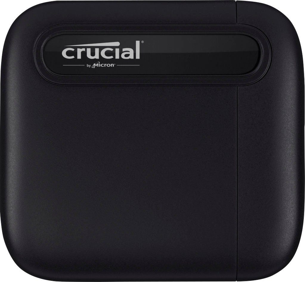 Crucial X6 Portable SSD externe SSD (1 TB) 540 MB/S Lesegeschwindigkeit,  Typ Anschluss: USB Typ-C 3.2 Gen 2 (10Gb/s)