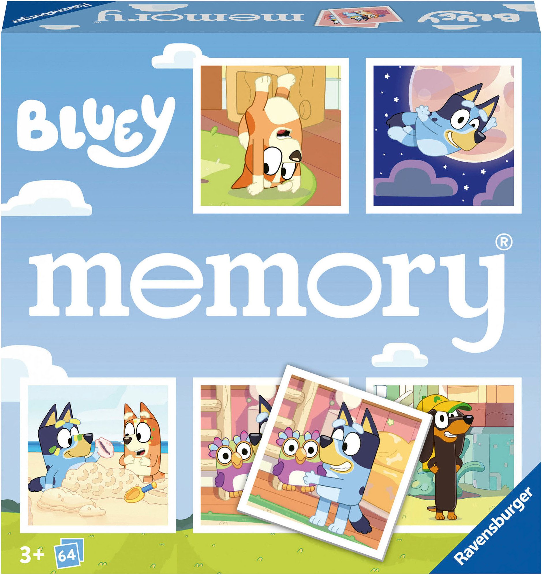 Ravensburger Spiel memory® Bluey, Kinderspiel, Made in Europe
